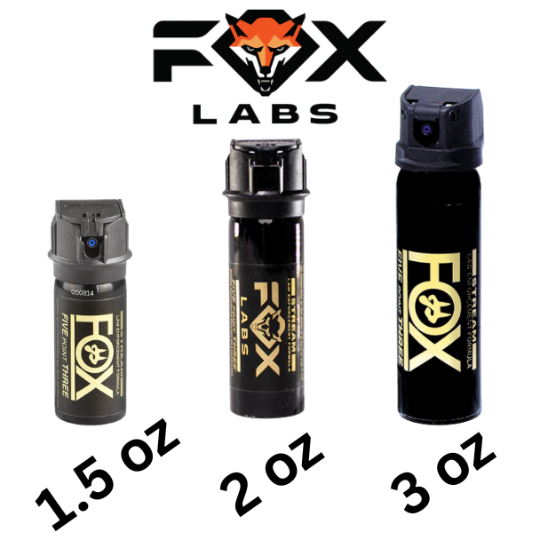 fox labs five point three flip top defense spray