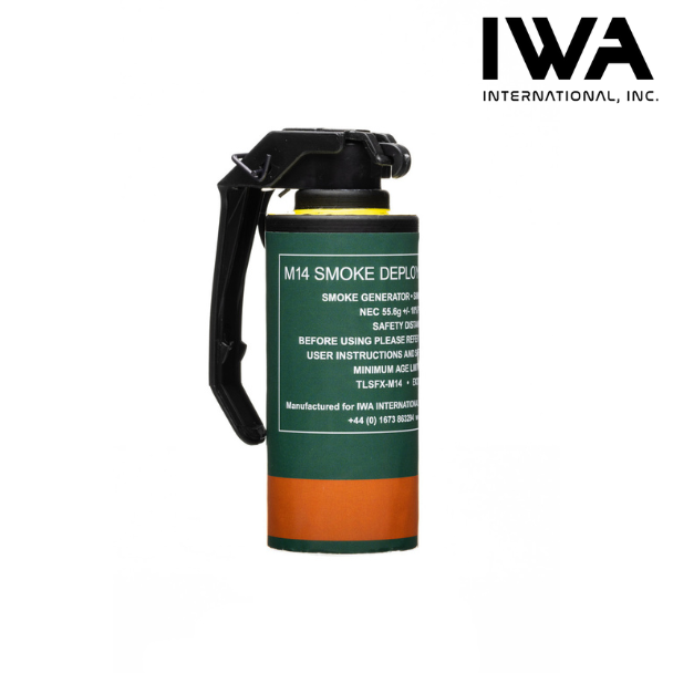 Orange Smoke Grenade IWA M14 3‑Pack professional‑grade tactical device