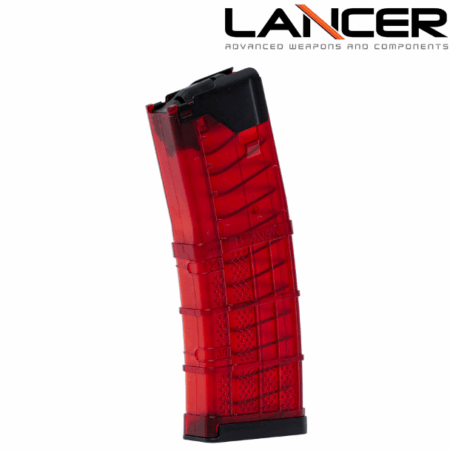 LANCER - L5AWM 223 Remington / 556 NATO 30-Round Magazine [Translucent Red]