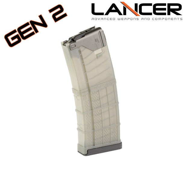lancer l5awm 30-round magazine translucent fde gen 2