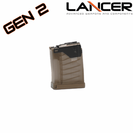 LANCER - L5AWM GEN 2 223 Remington / 556 NATO 10-Round Magazine [Translucent FDE]