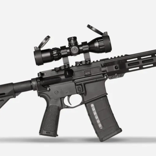 TACTICON - Falcon V3 3-9x32 Rifle Scope w/ Illumination [Black, Red, Green, Blue) Mil-Dot Reticle - Image 3