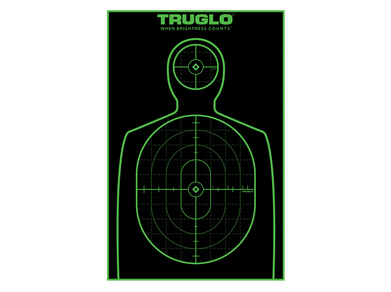 TRU-GLO - TRU-SEE Splatter 12" x 18" Handgun Target - Image 2