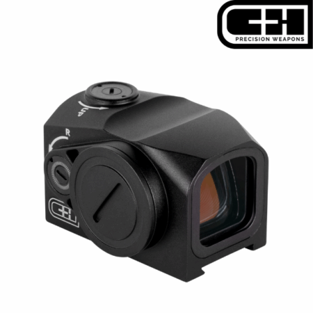 C&H Precision Duty Red Dot Circle 1x16mm ACRO Footprint 30 MOA Circle 3 MOA Dot optic black