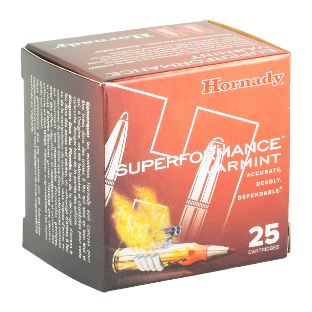 Hornady Superformance 17 Hornet 20 Grain V-Max 25 Round Box (83005) - Image 2