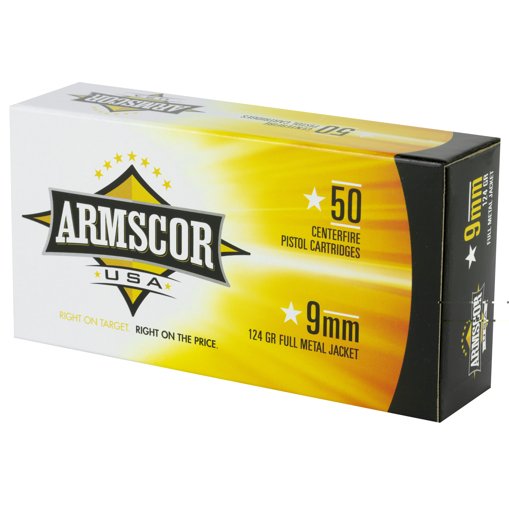 Armscor 9mm 124gr FMJ - Image 4