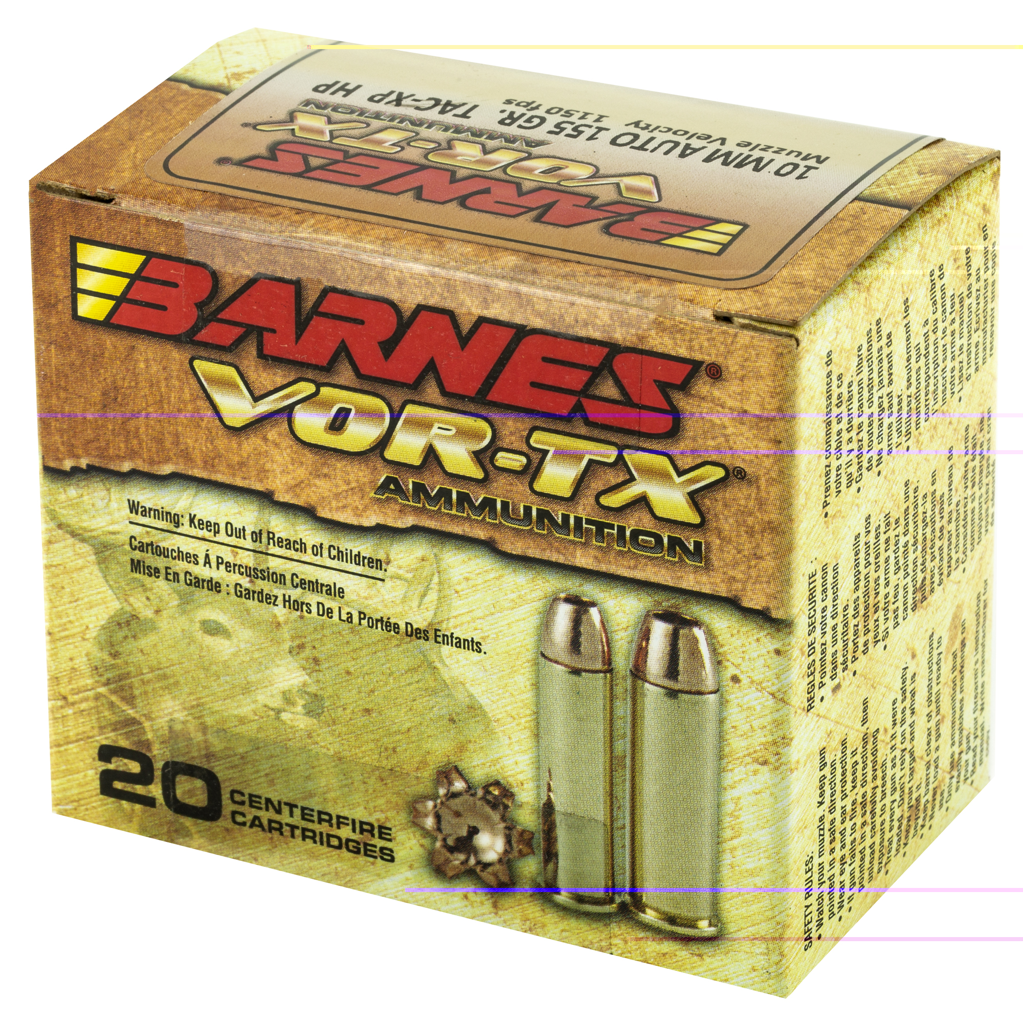 Barnes Vor-tx 10mm 155gr Xpb - Image 2