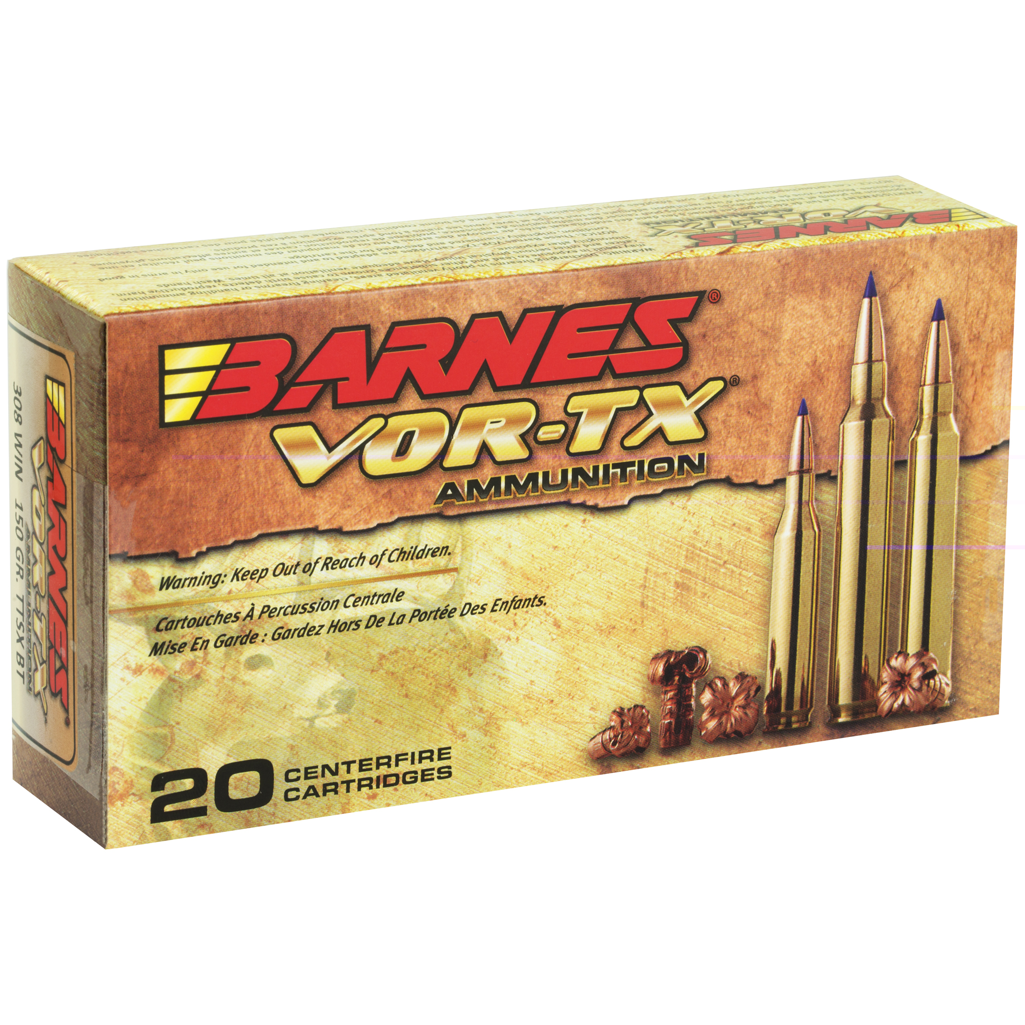 Barnes Vor-tx 308 Winchester 150gr Ttsx 20-2 - Image 3