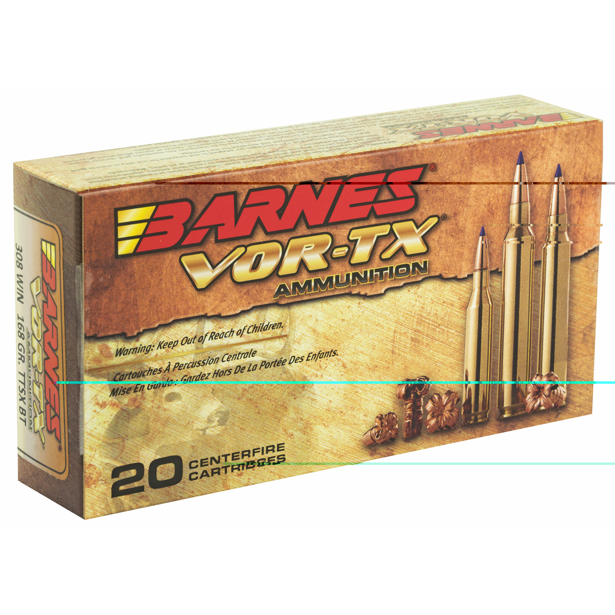 Barnes Vor-tx 308 Winchester 168gr Ttsx 20-2 - Image 4