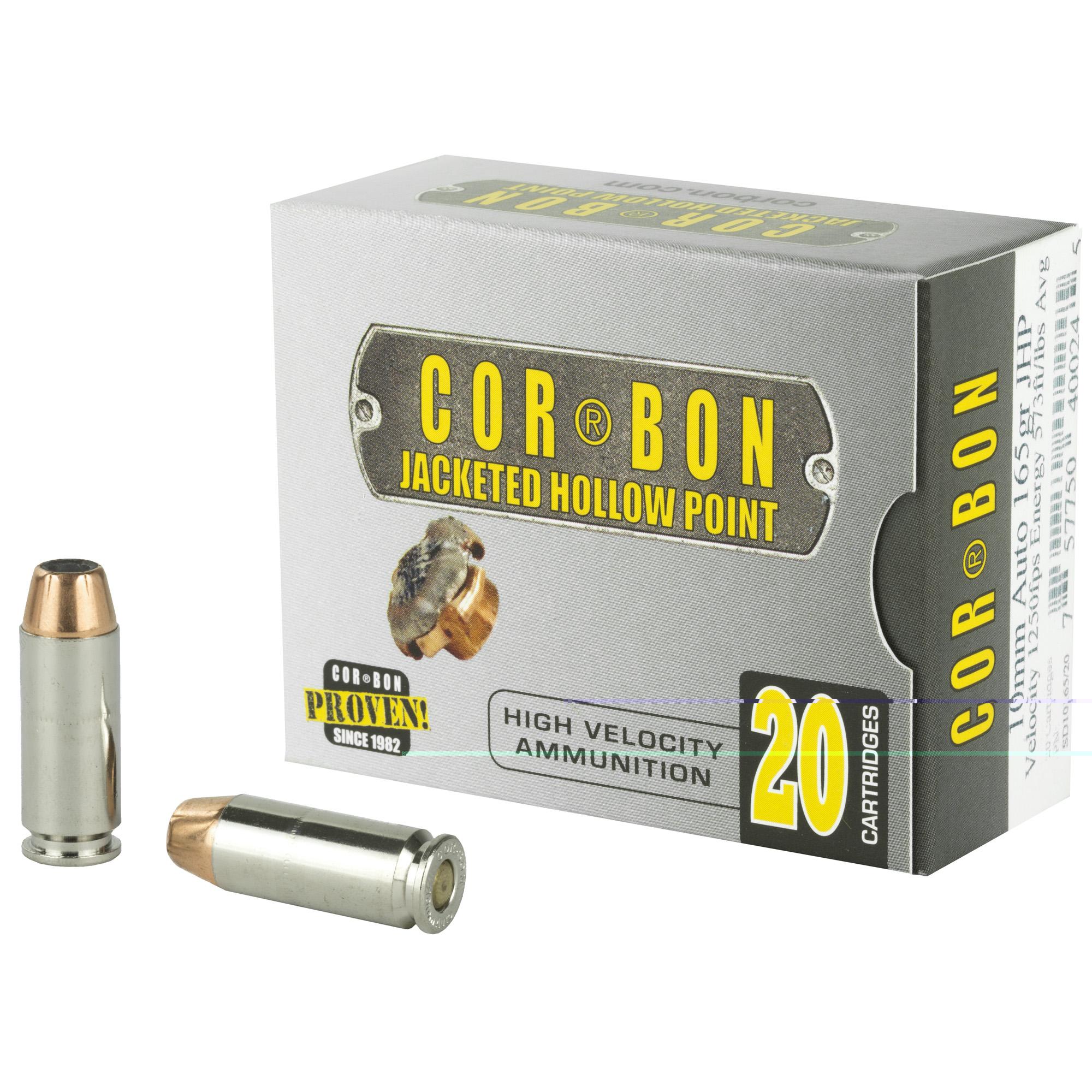 Corbon 10mm 165gr JHP