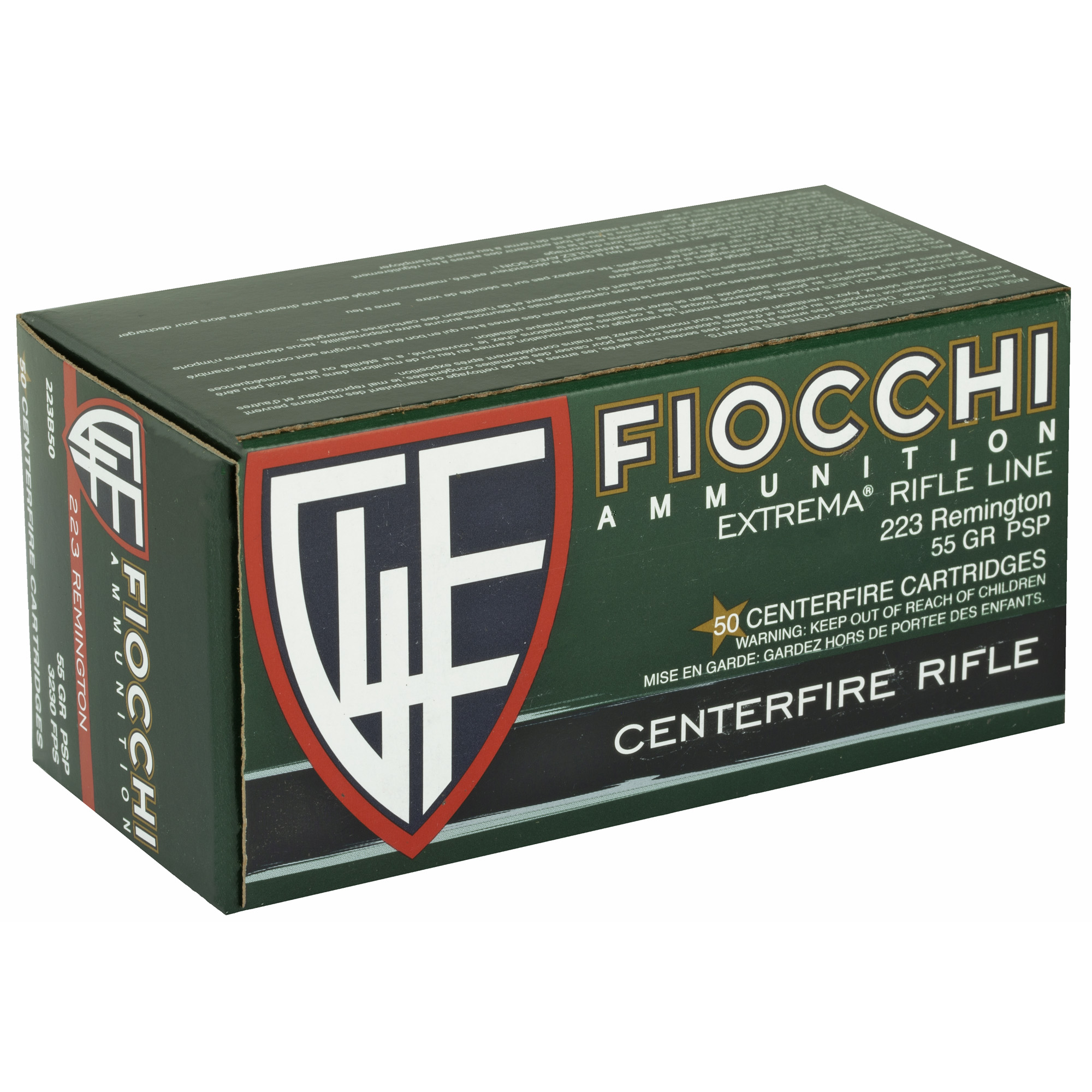 Fiocchi 223 Remington 55gr Psp - Image 3