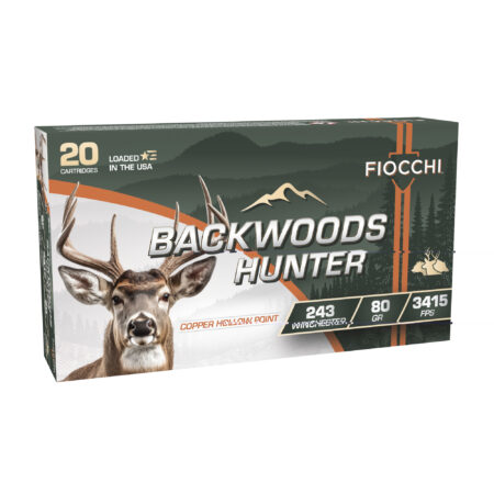 Fiocchi Bkwd Hntr 243 Winchester 80gr