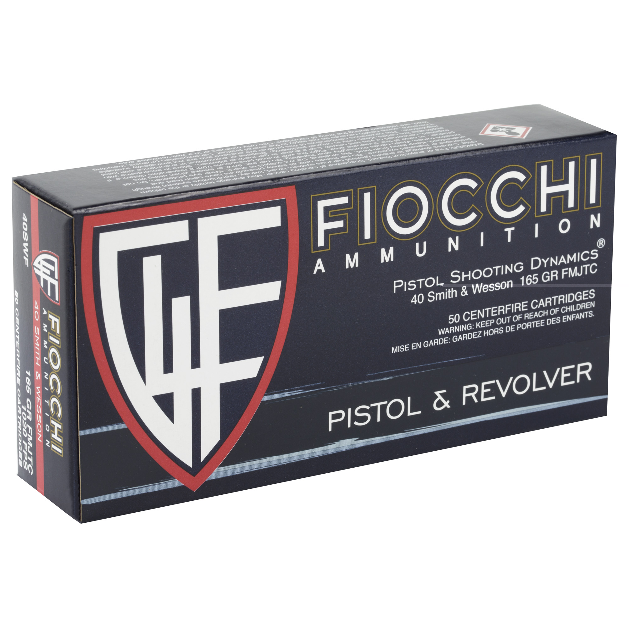 Fiocchi 40sw 165gr Fmj 50-1000 - Image 4