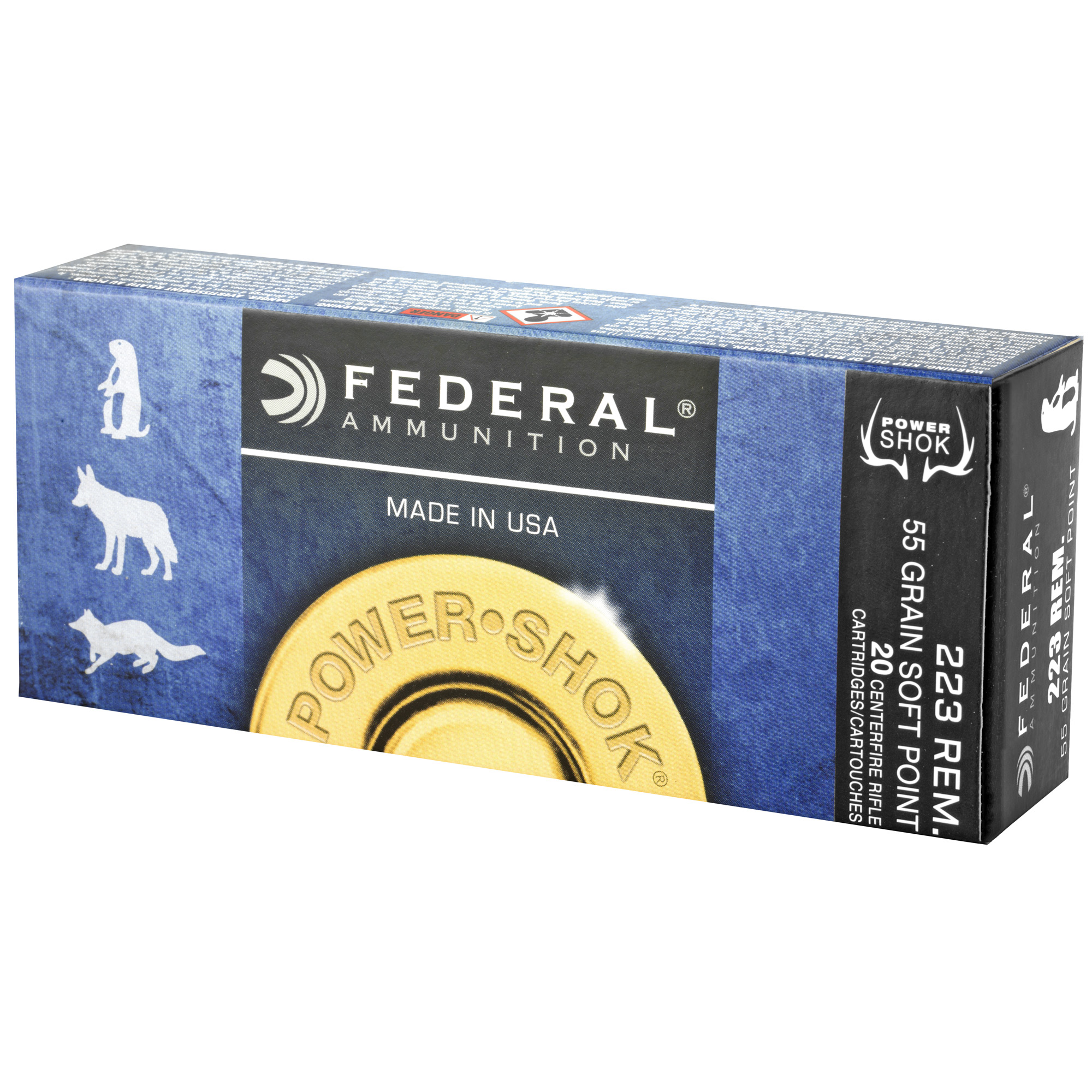 Federal Pwrshk 223 Remington 55gr Sp - Image 4