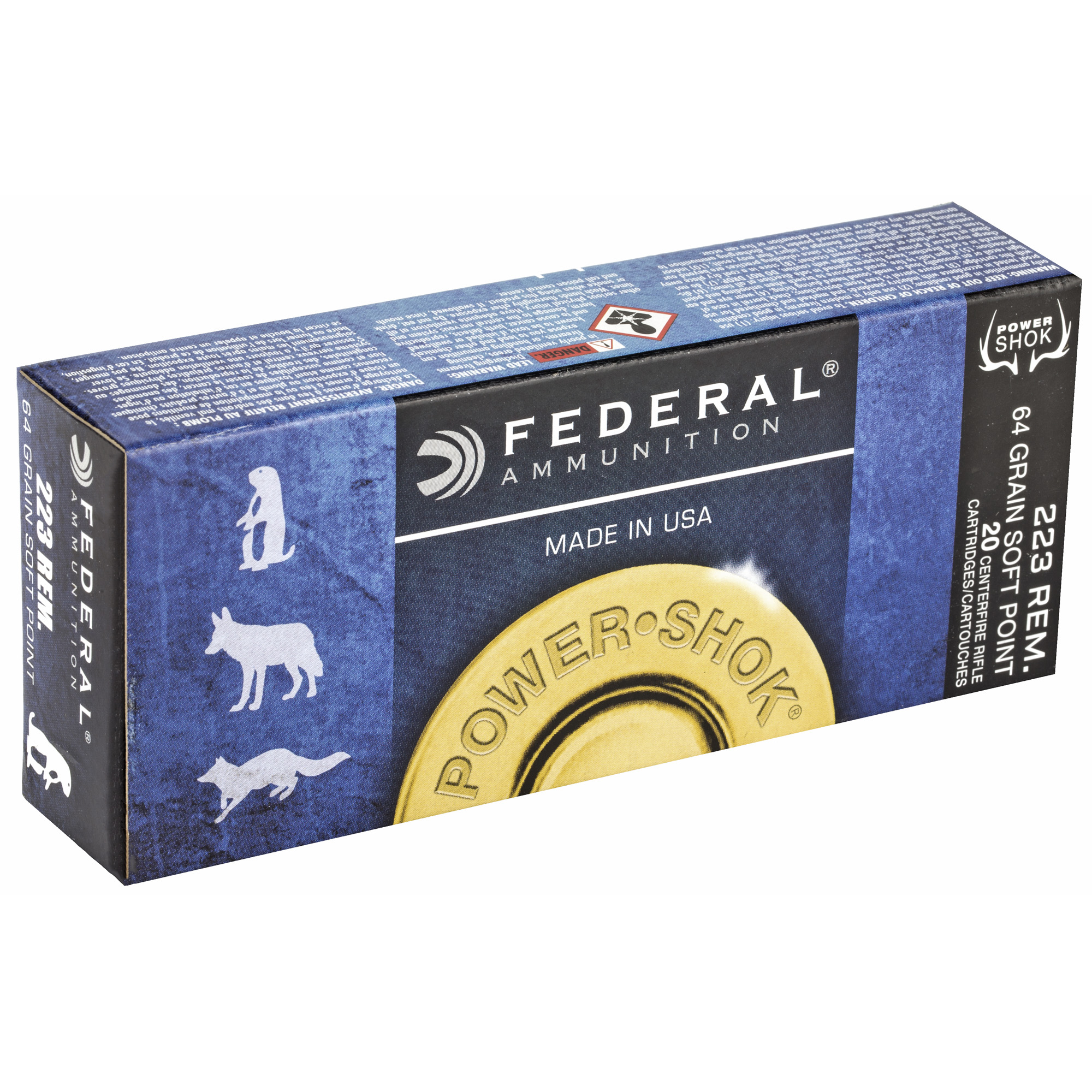 Federal Pwrshk 223 Remington 64 Gr Sp - Image 3
