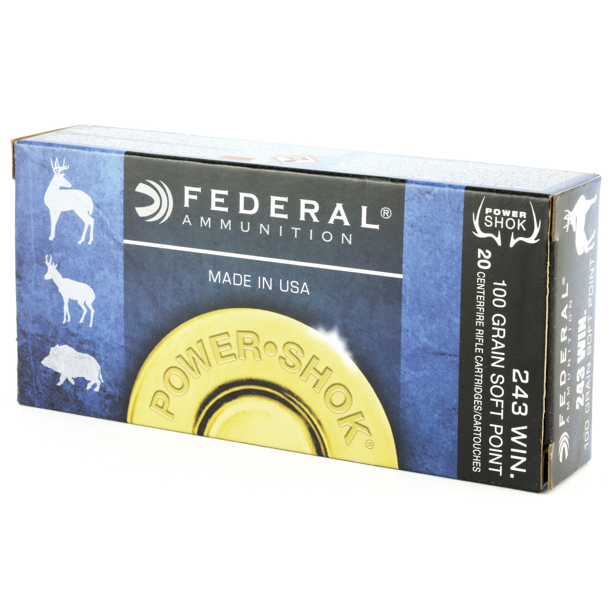 Federal Pwrshk 243 Winchester 100gr Sp - Image 2