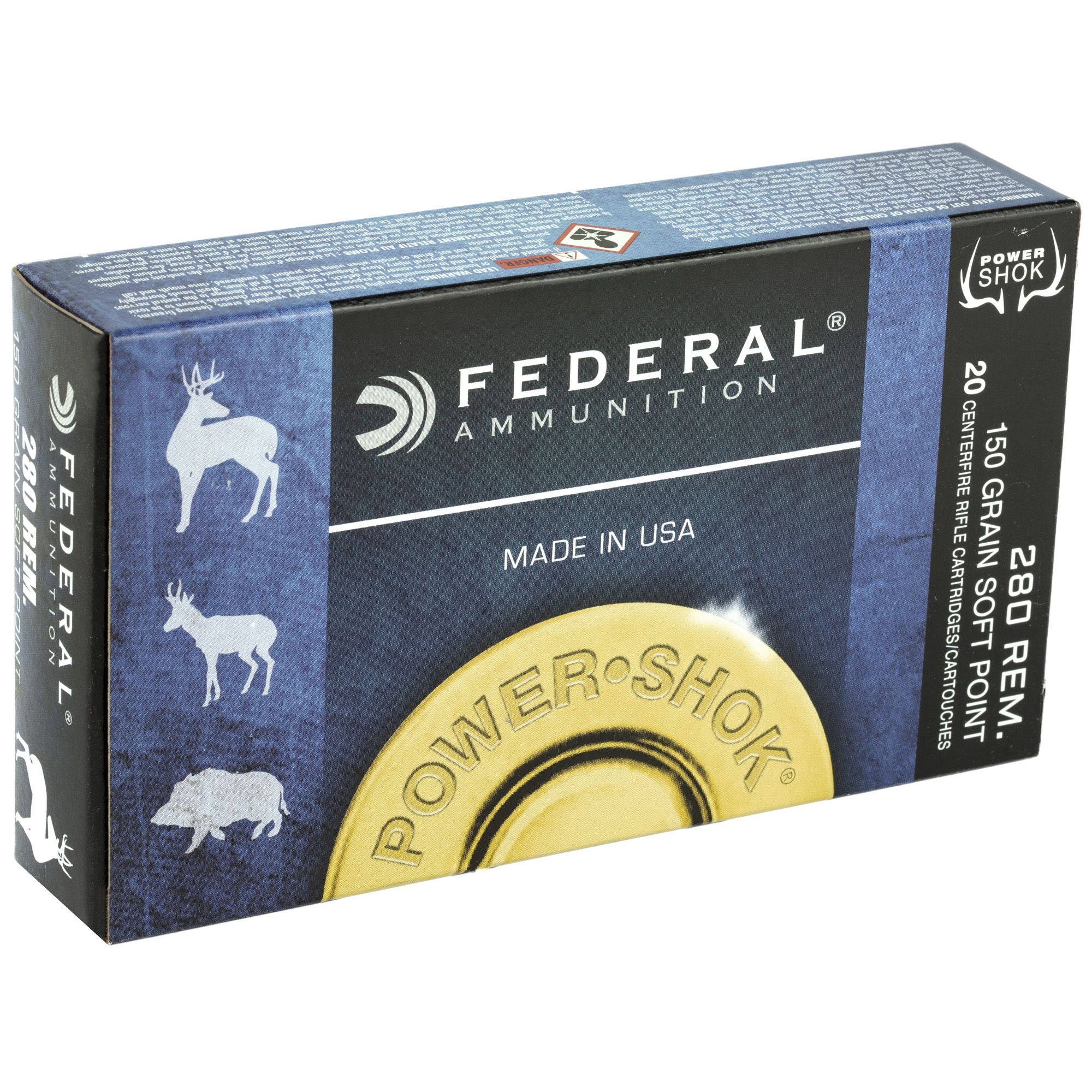 Federal Pwrshk 280 Remington 150gr Sp - Image 3