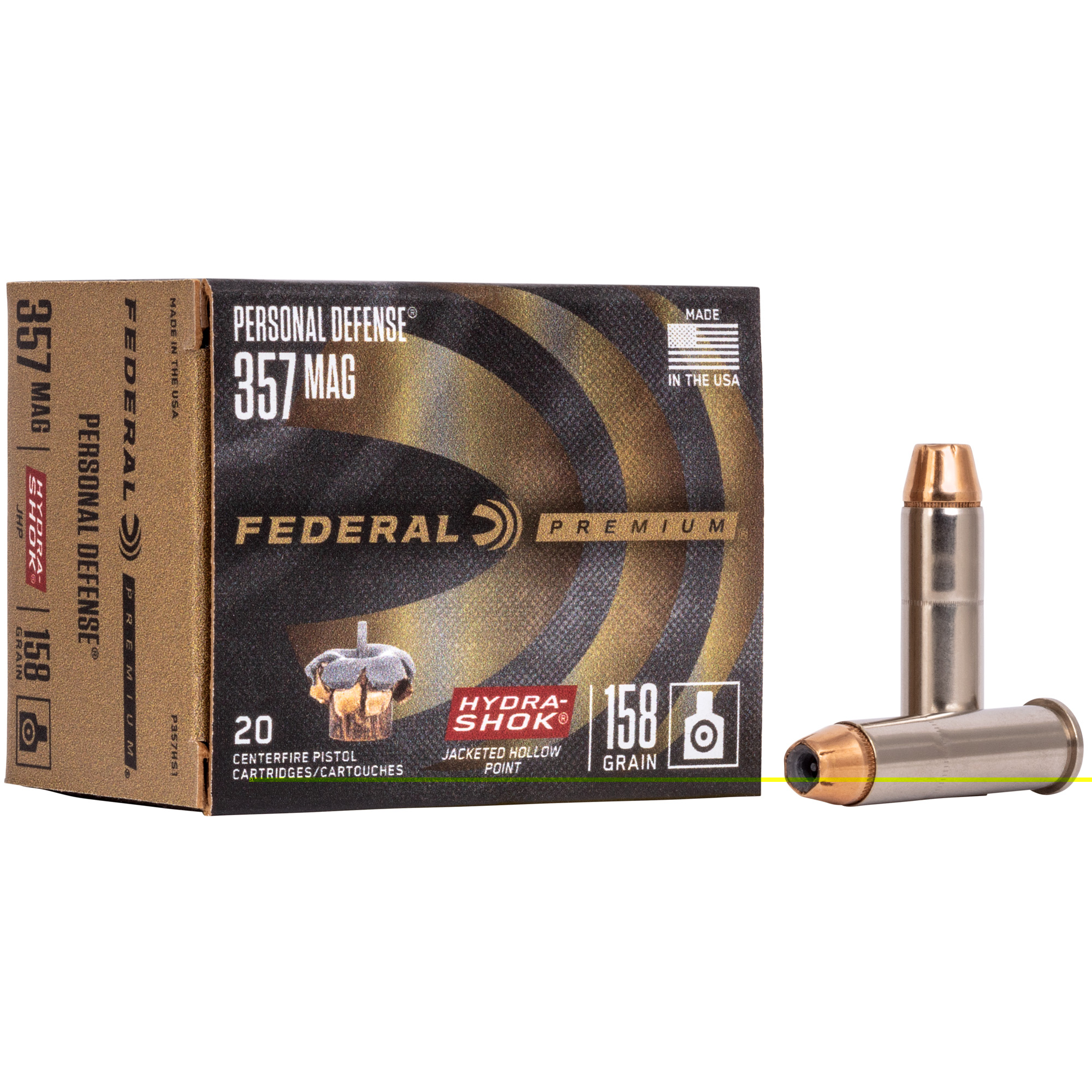 Federal Hydra-shok 357 MAG 158gr