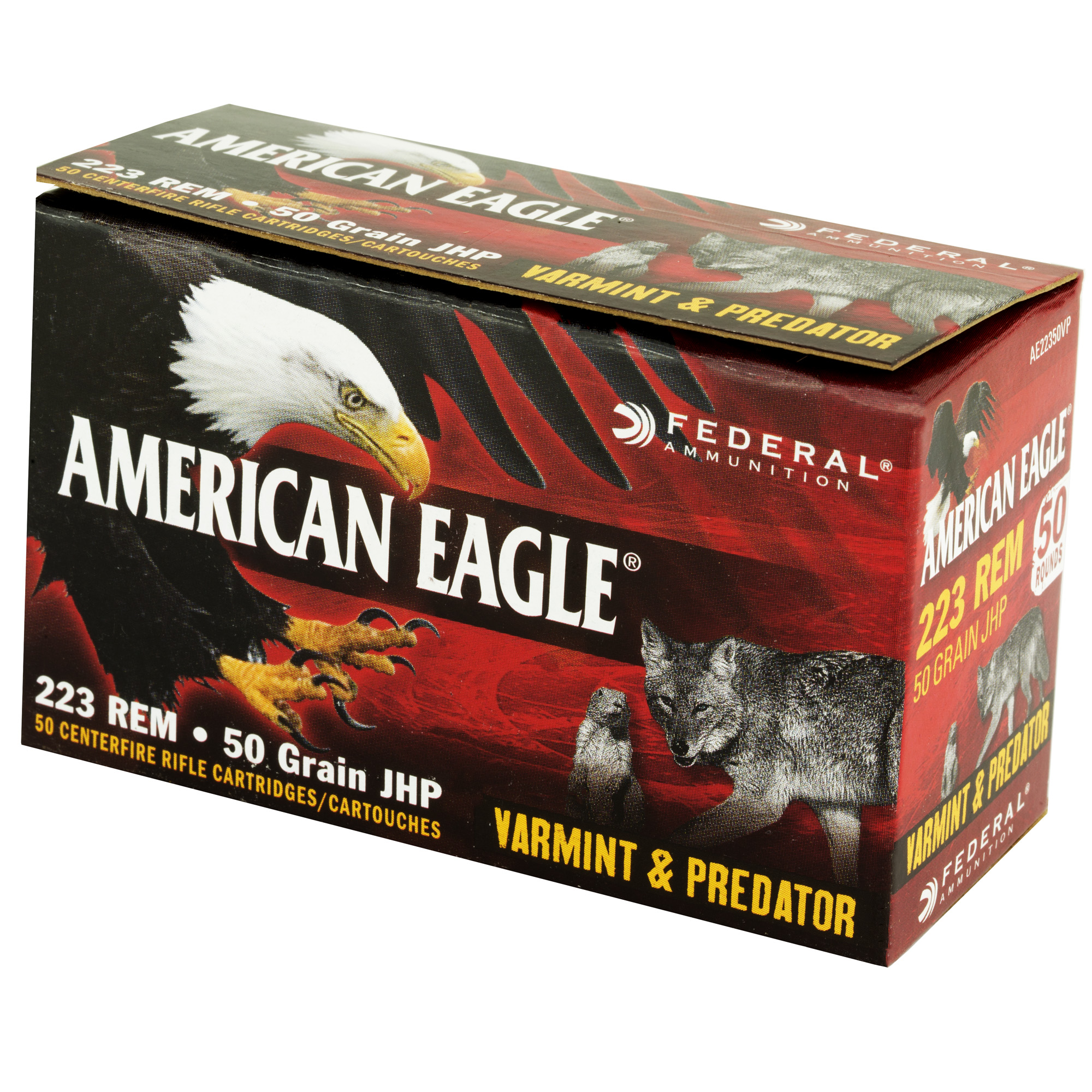 Federal Am Eagle V&p 223 Remington 50gr 50-250 - Image 4