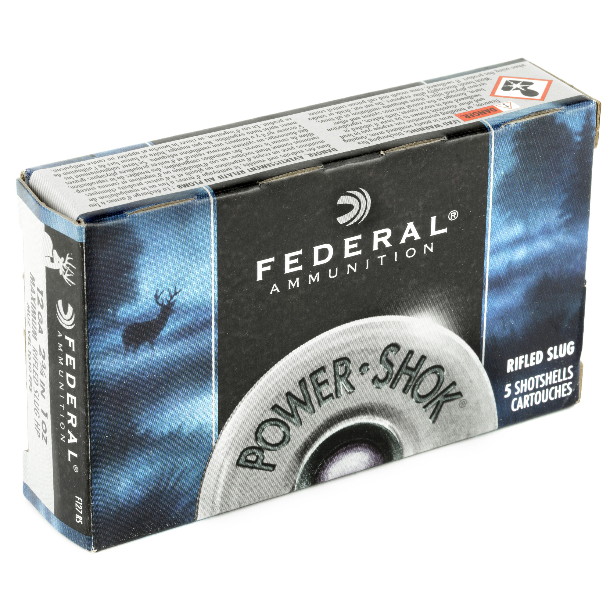 Federal Pwrshk 12ga 2.75 Rfl Slug - Image 4