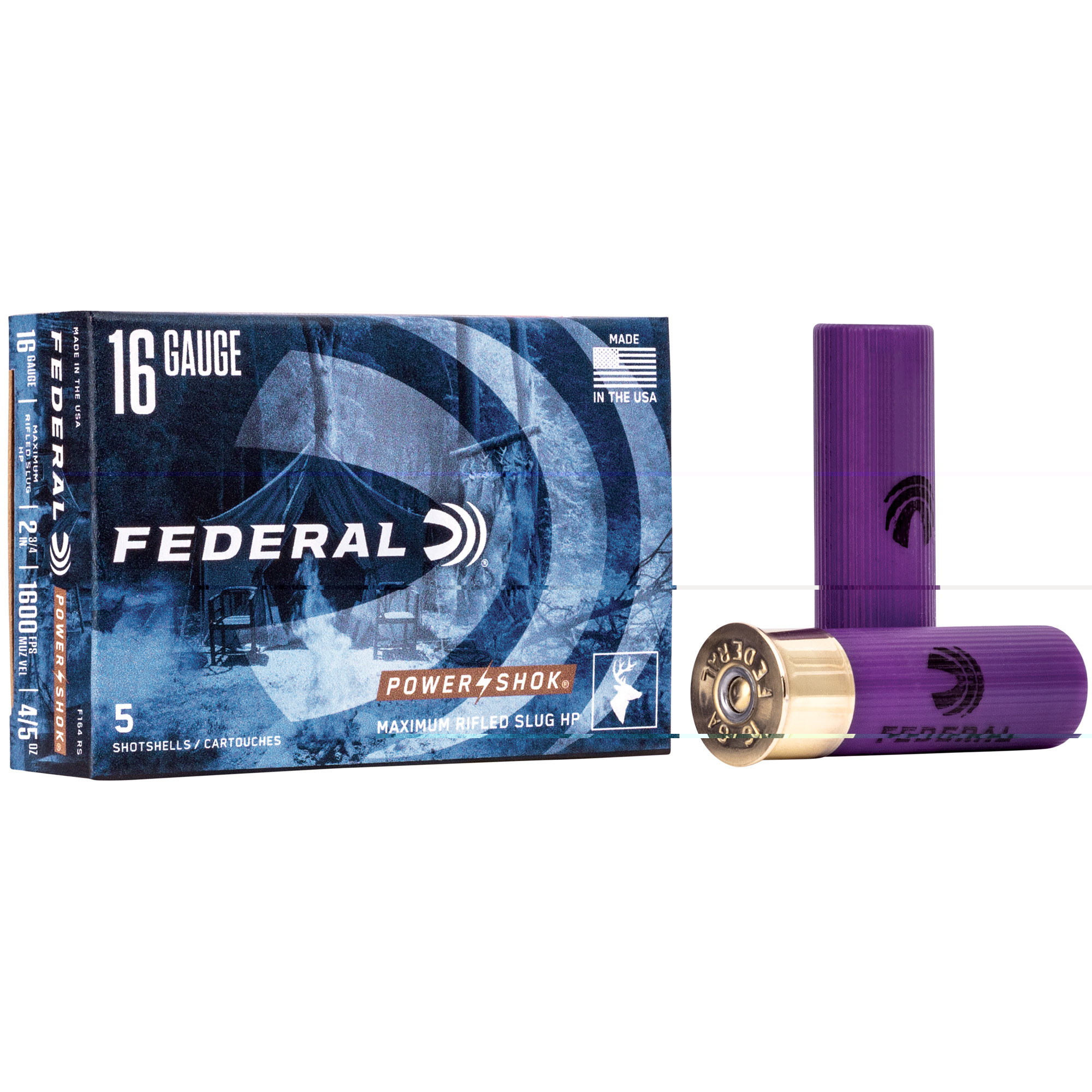 Federal Pwrshk 16ga 2.75 Mx Rfl Sl
