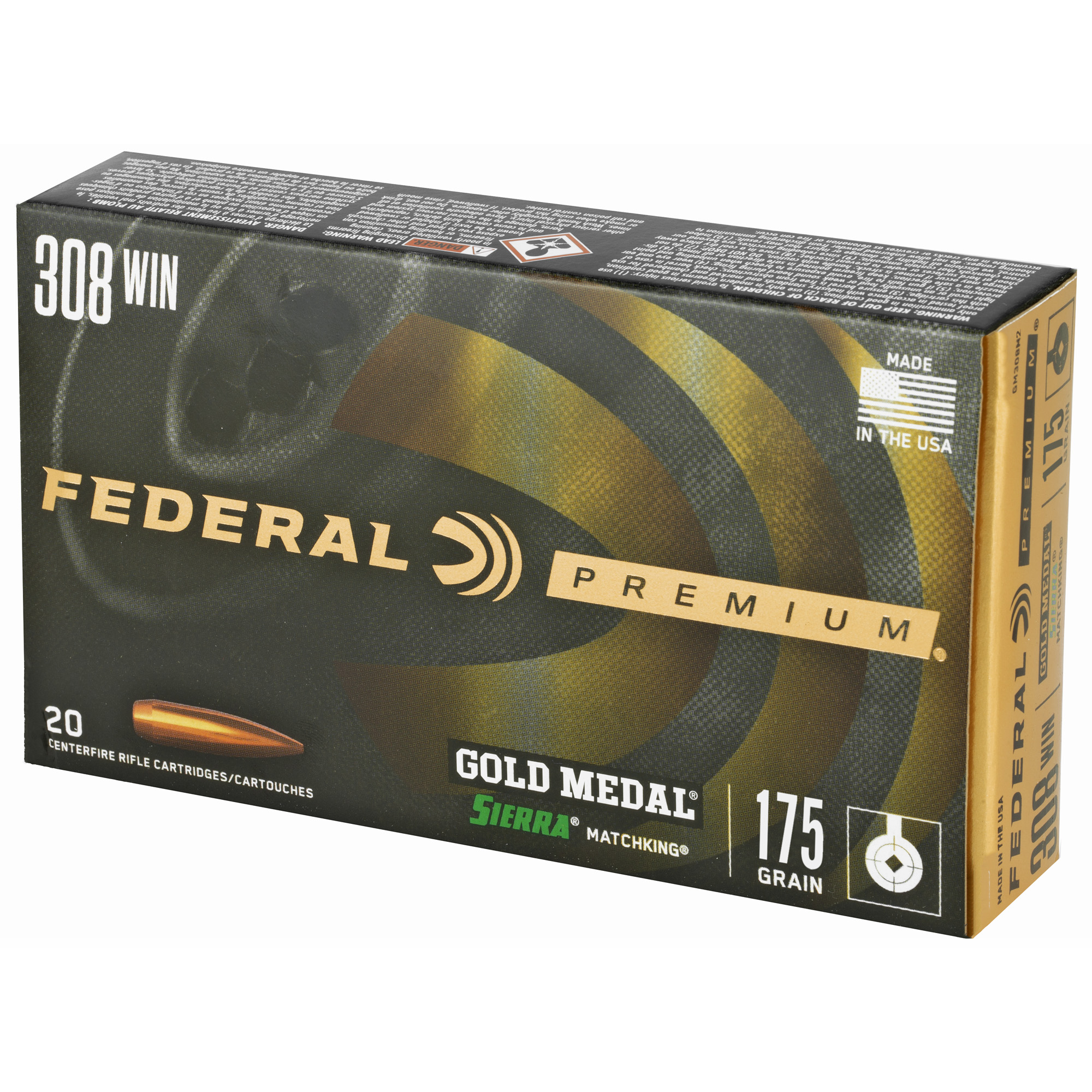 Federal Gold Mdl 308wn 175gr Bthp - Image 4