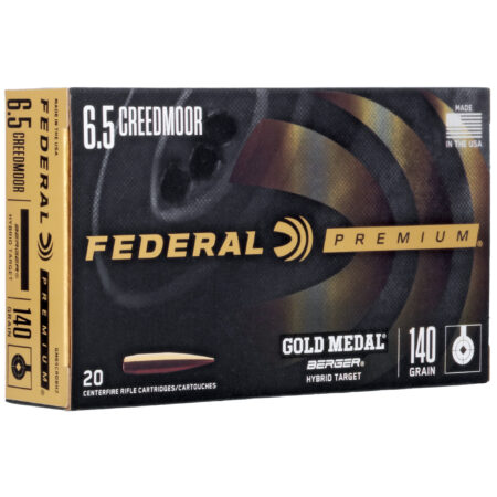 Federal Gld Mdl 6.5 Creedmoormoor 140gr Hyb