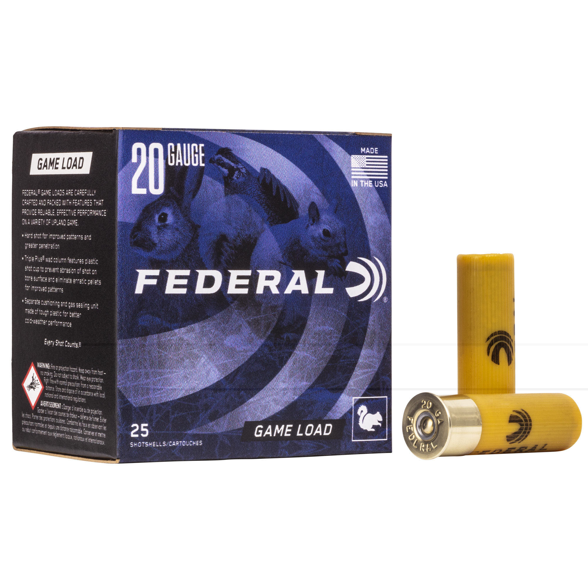 Federal Game Load 20ga 2 3-4" #6