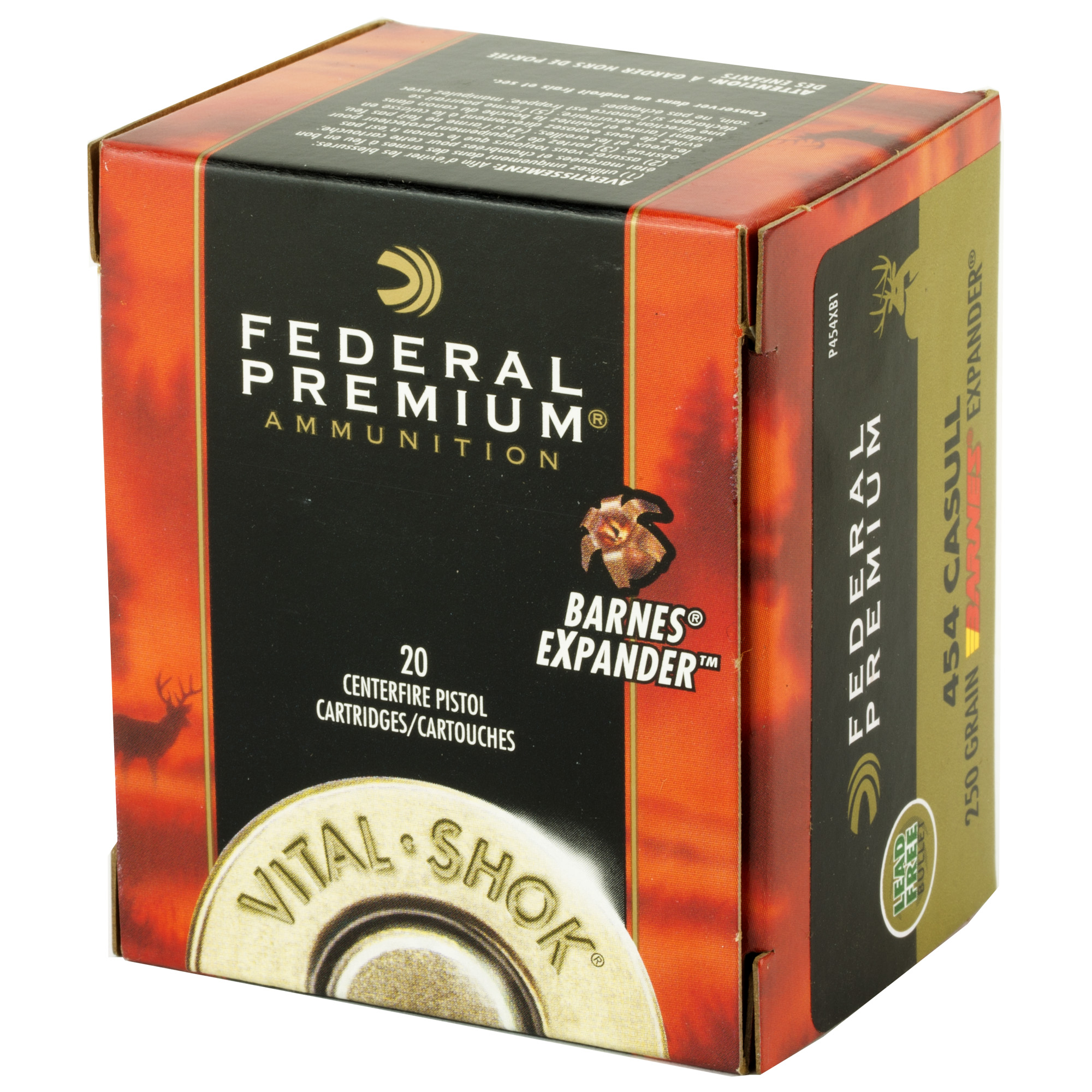 Federal Prm 454cas 250gr Brns Exp - Image 2