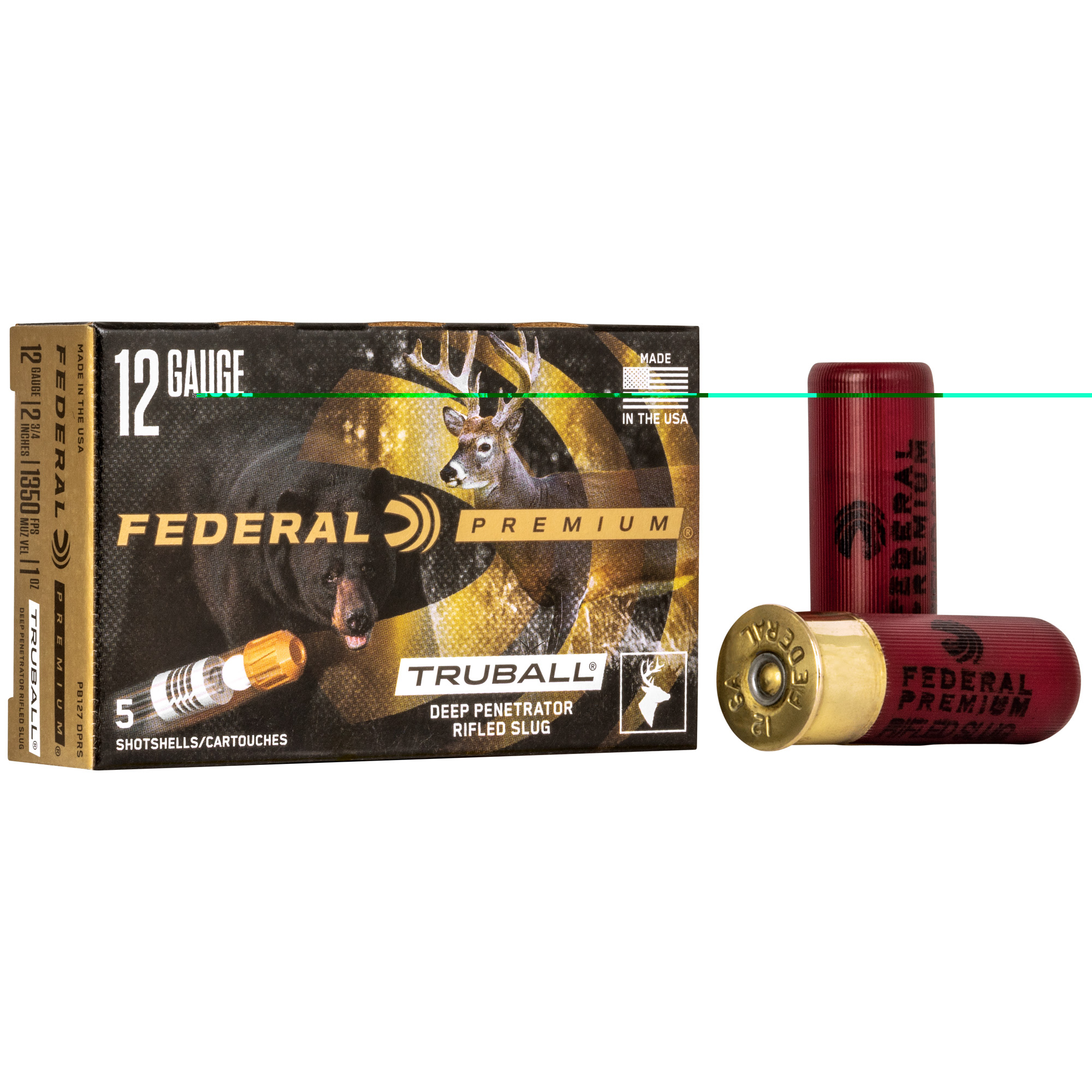 Federal Prm 12ga 2.75" Truball Slg