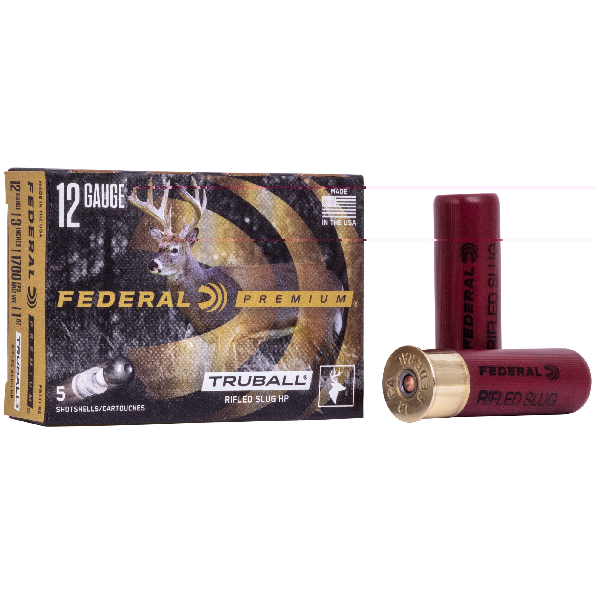 Federal Vshok 12ga 3" Tb Slug Hp