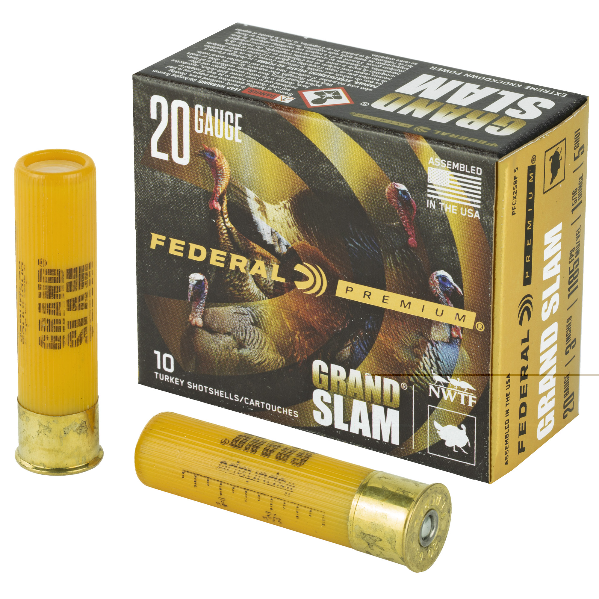 Federal Grand Slam 20ga 3" #5 1-5-16oz