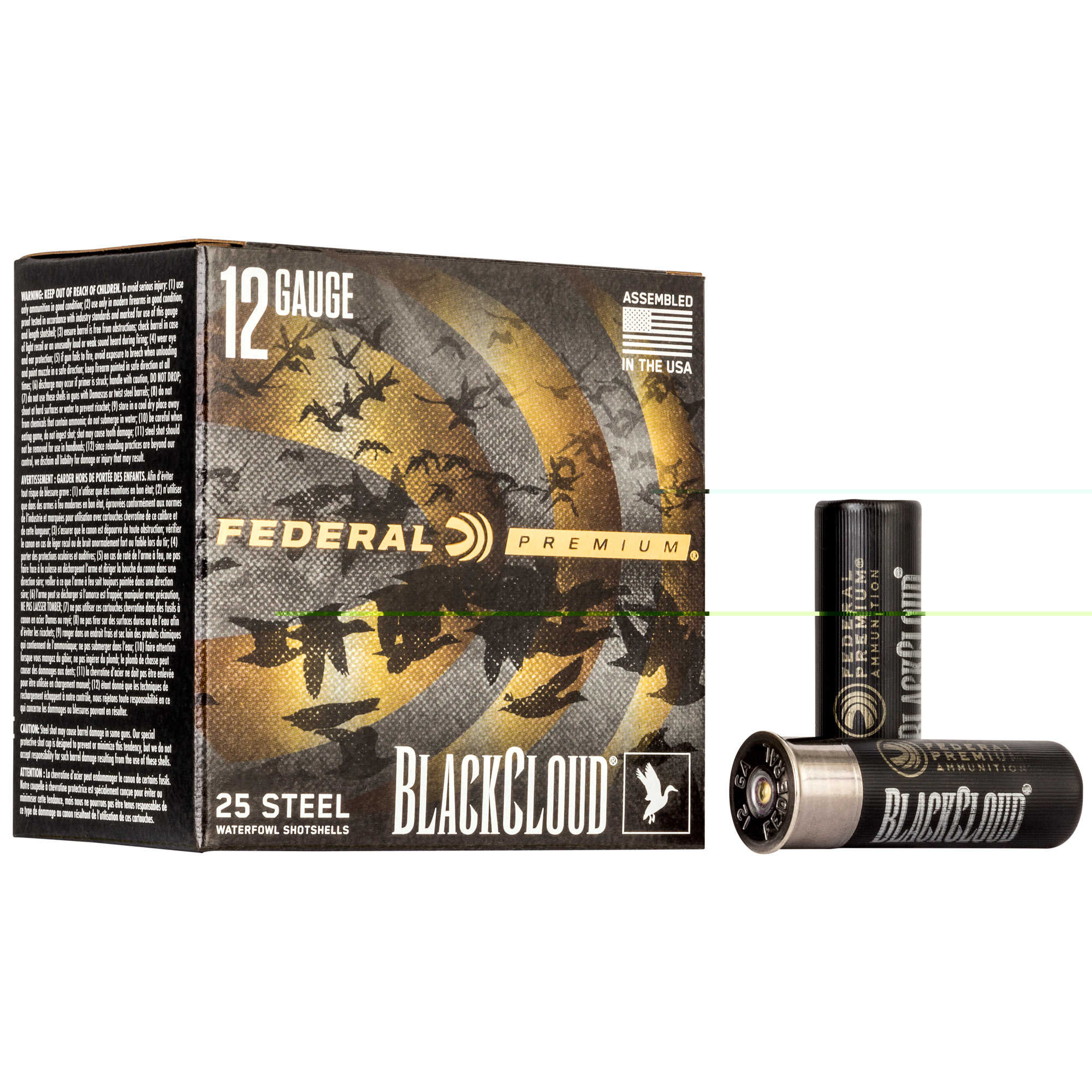 Federal Blk Cloud 12ga 3" #3