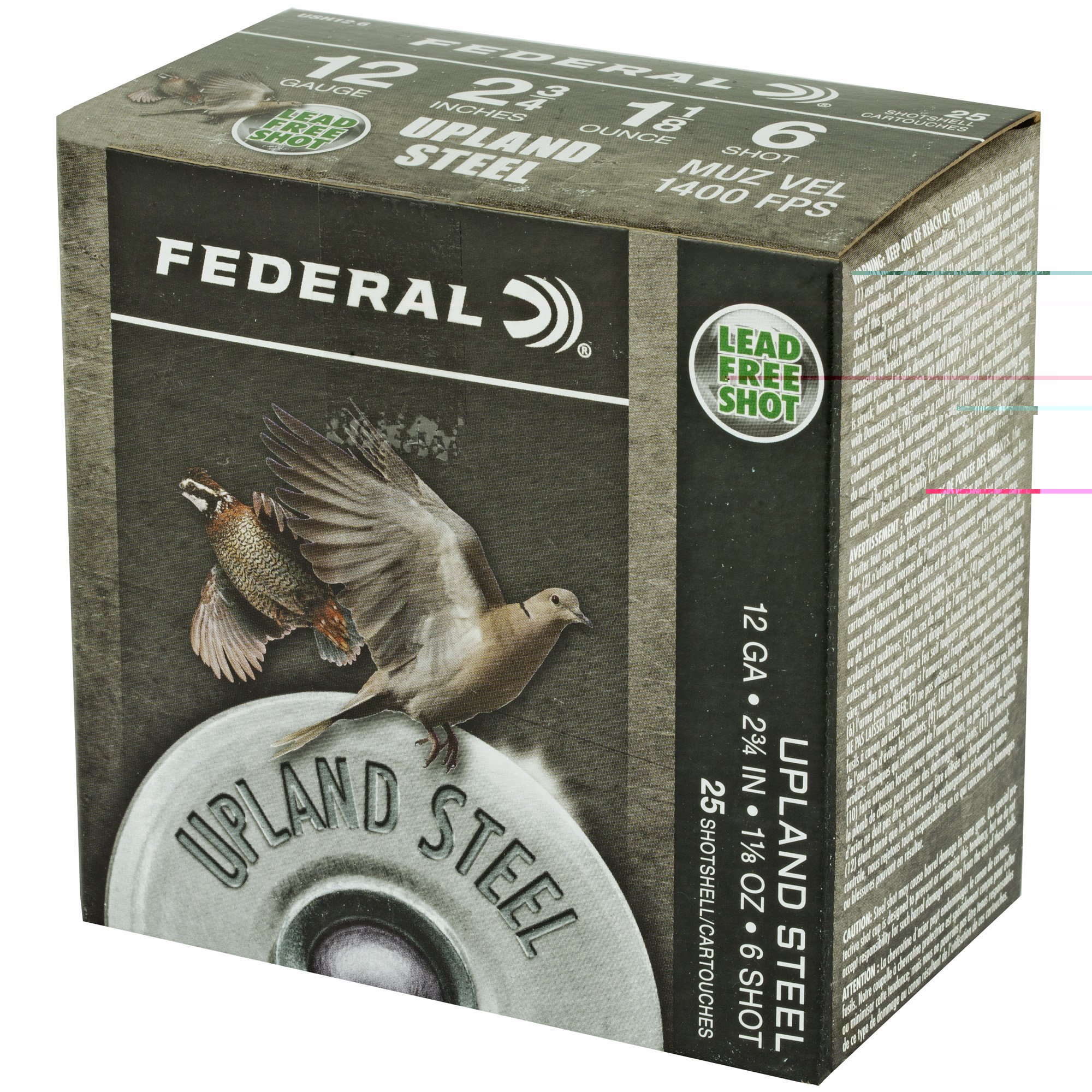 Federal Fld-range Steel 12ga 2 3-4 #6 25 - Image 4