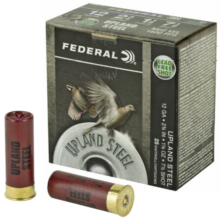 Federal Uplnd Stl 12ga 2.75" #7.5