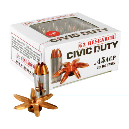 G2r Civic Duty 45 ACP 164gr