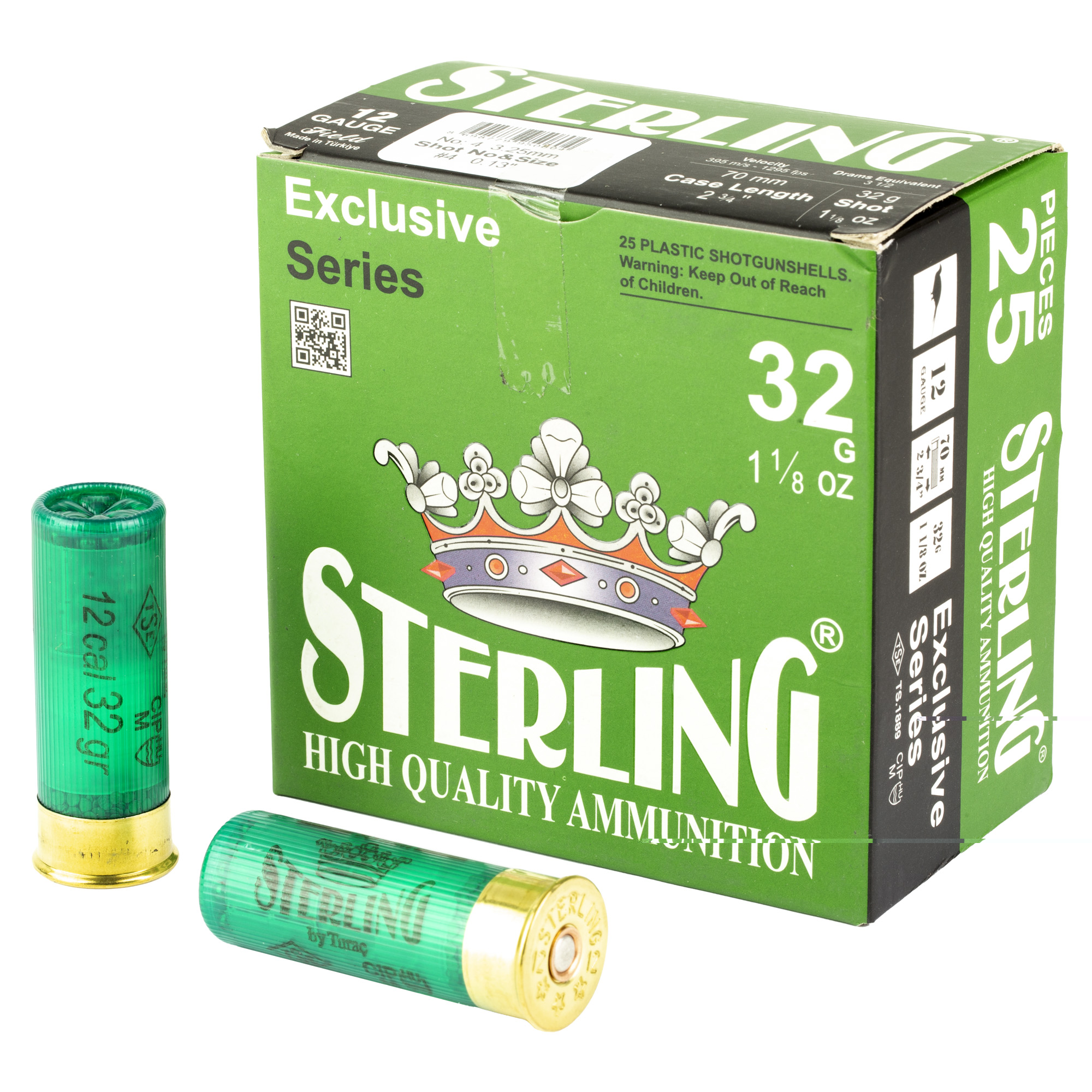 Sterling Exclsv 12ga 2.75" #4
