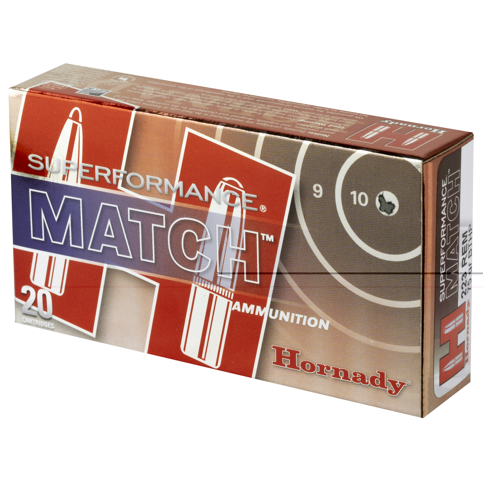 Hornady Sf 223 Remington 75gr Bthp Mtc - Image 3