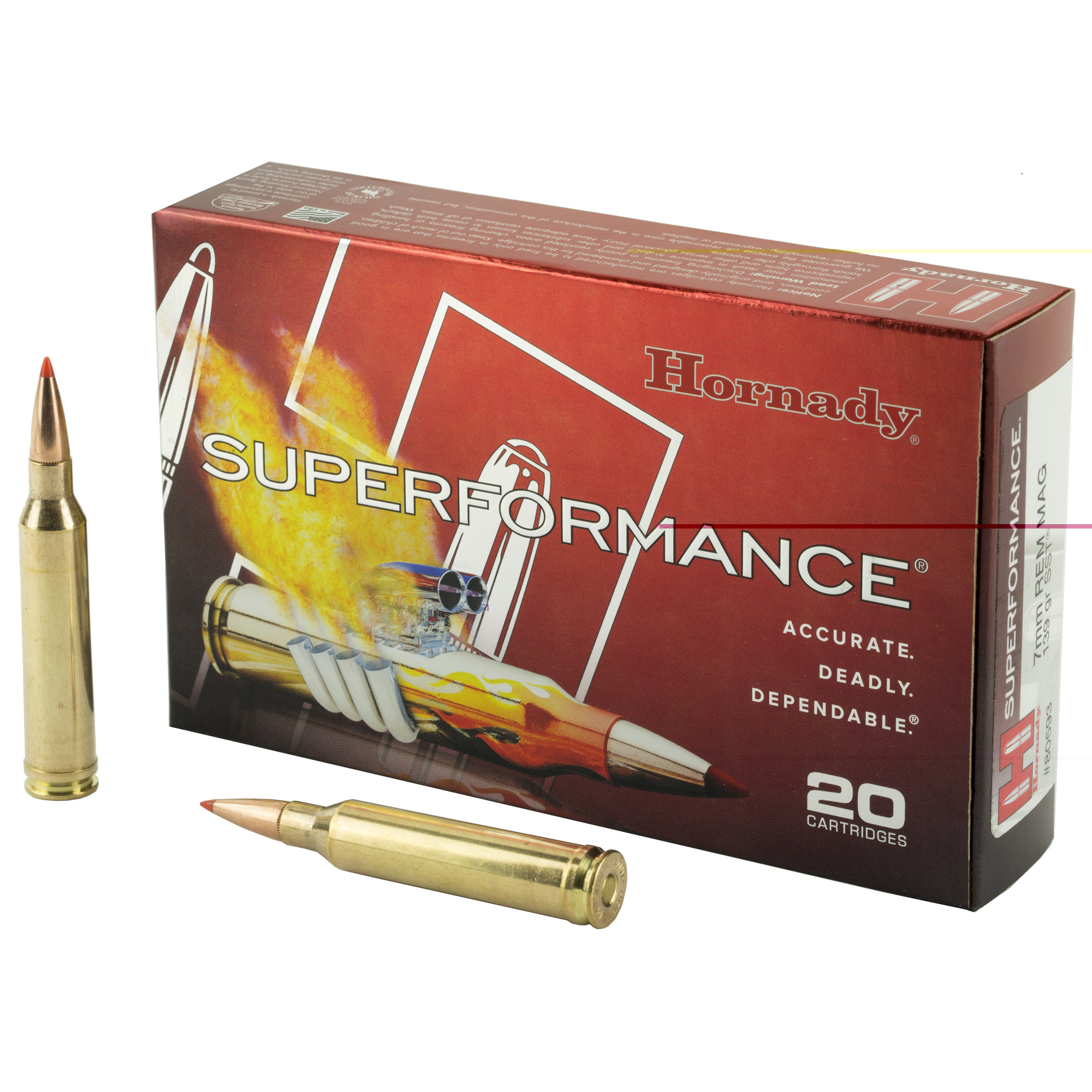 Hornady Sf 7mmRemington 139gr Sstspf