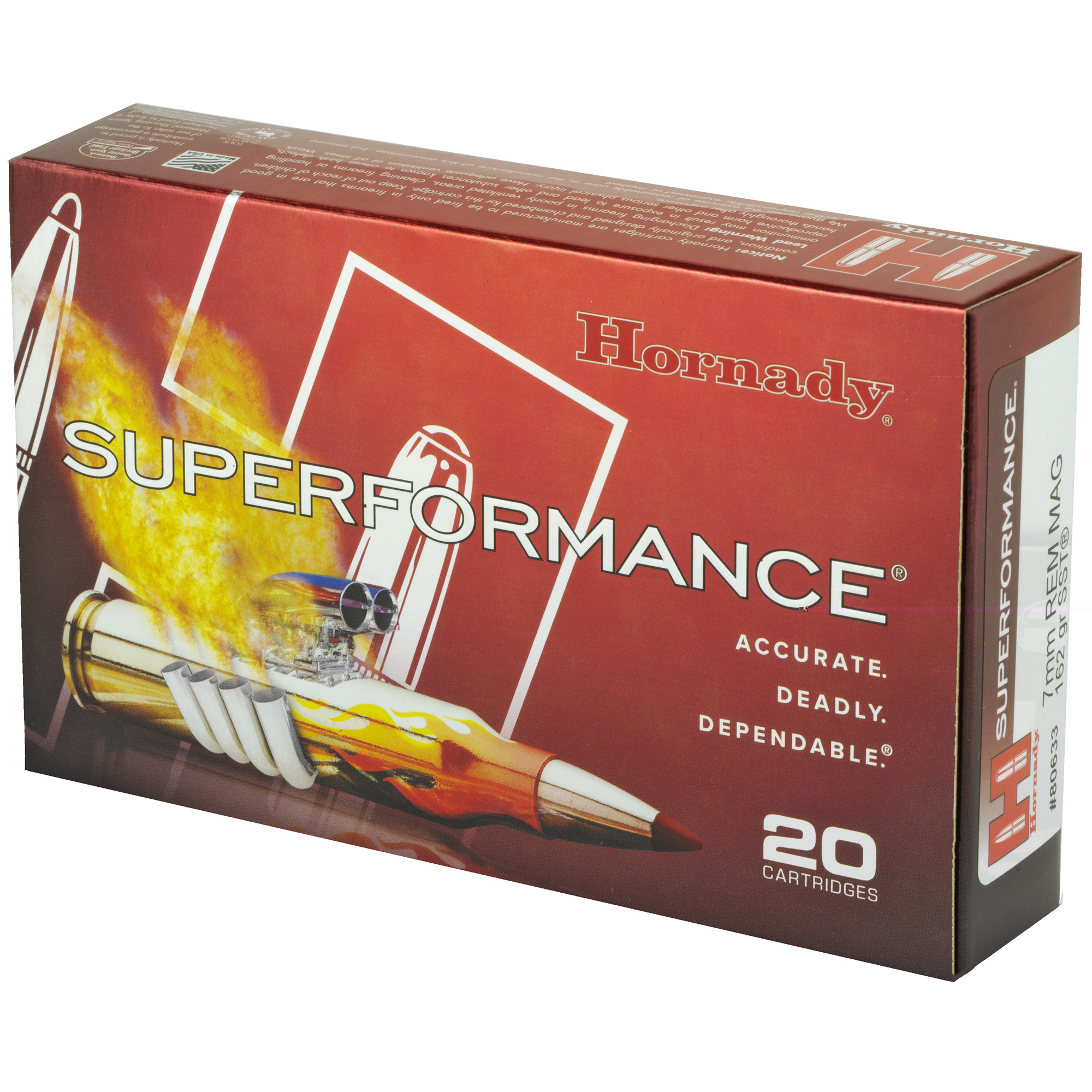 Hornady Sf 7mmRemington Mag 162gr Sst - Image 3