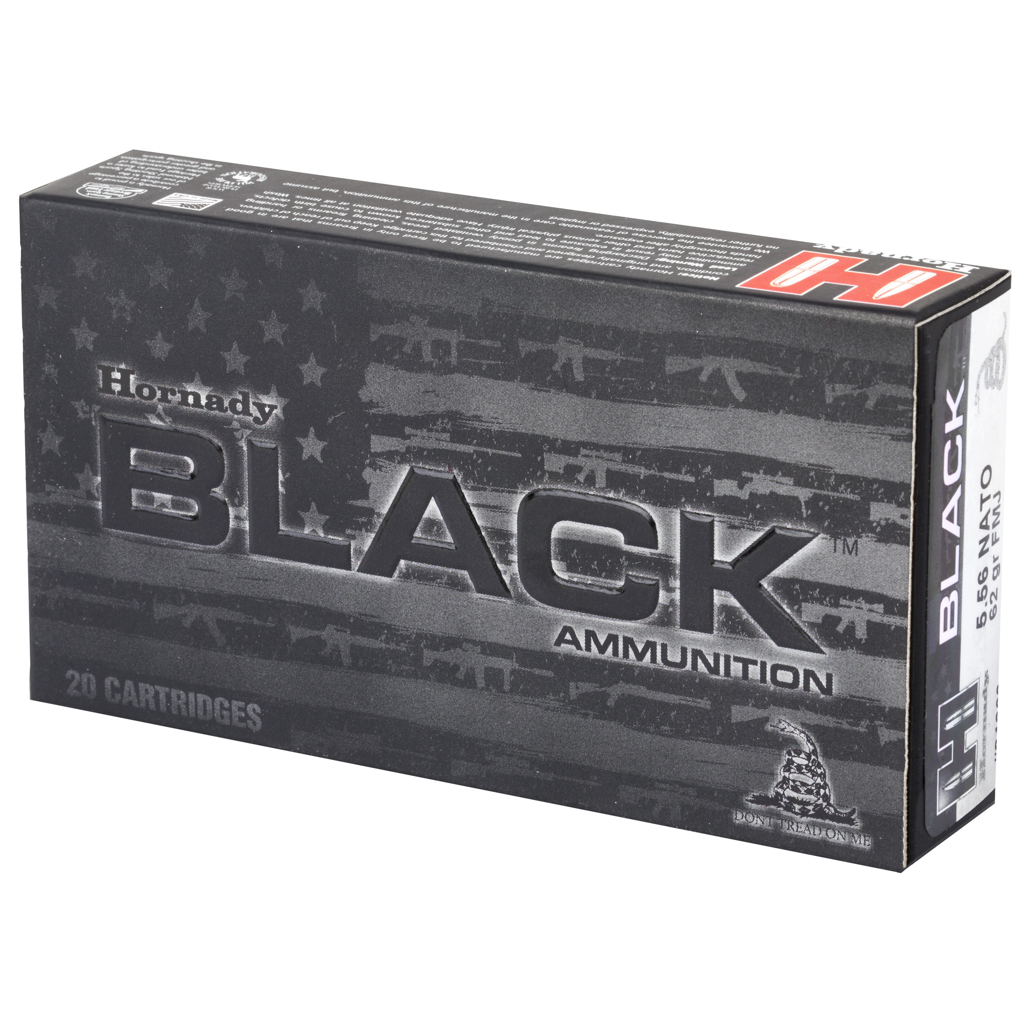Hornady Black 5.56 NATO 62gr FMJ - Image 3