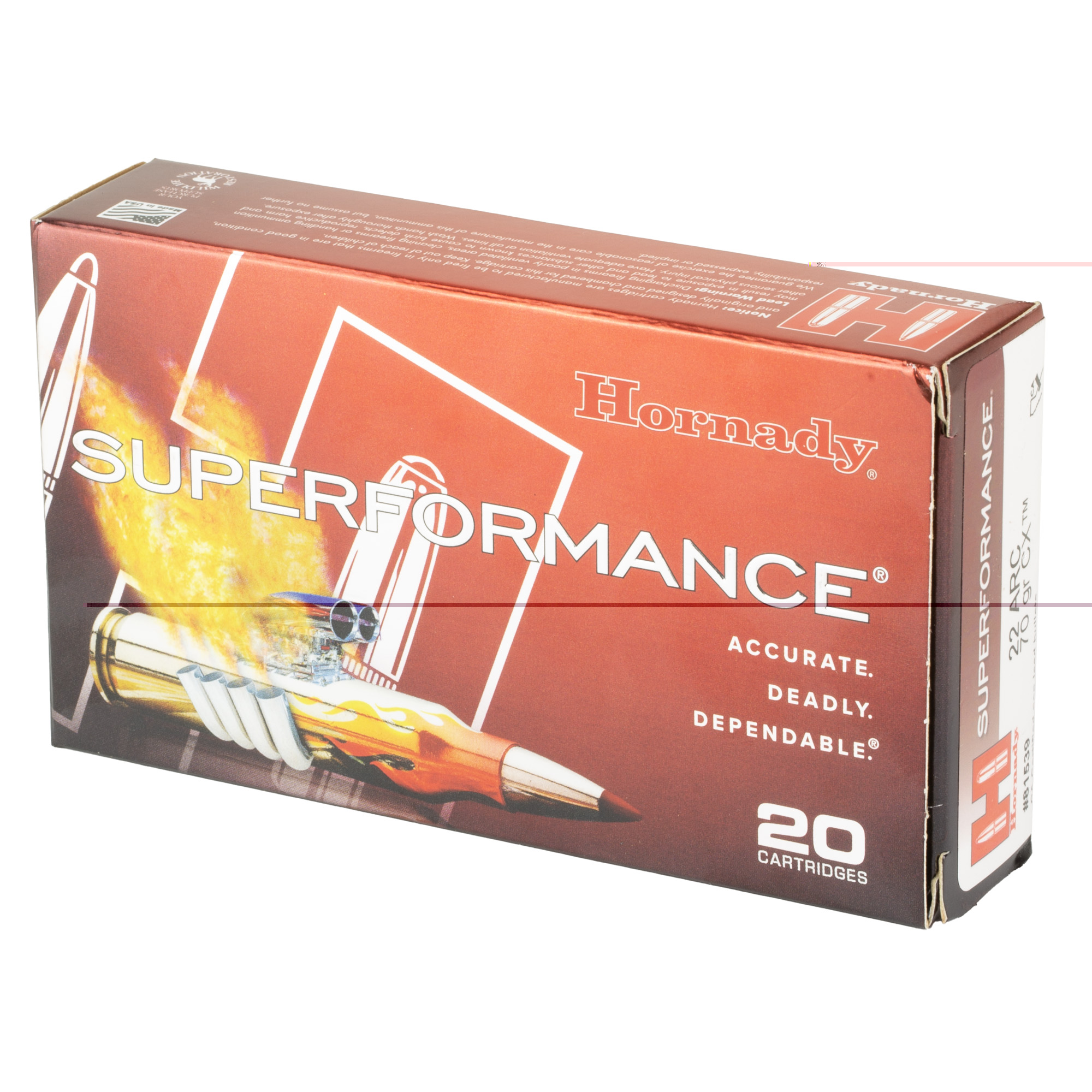 Hornady Sf 22 Arc 70gr Cx - Image 3