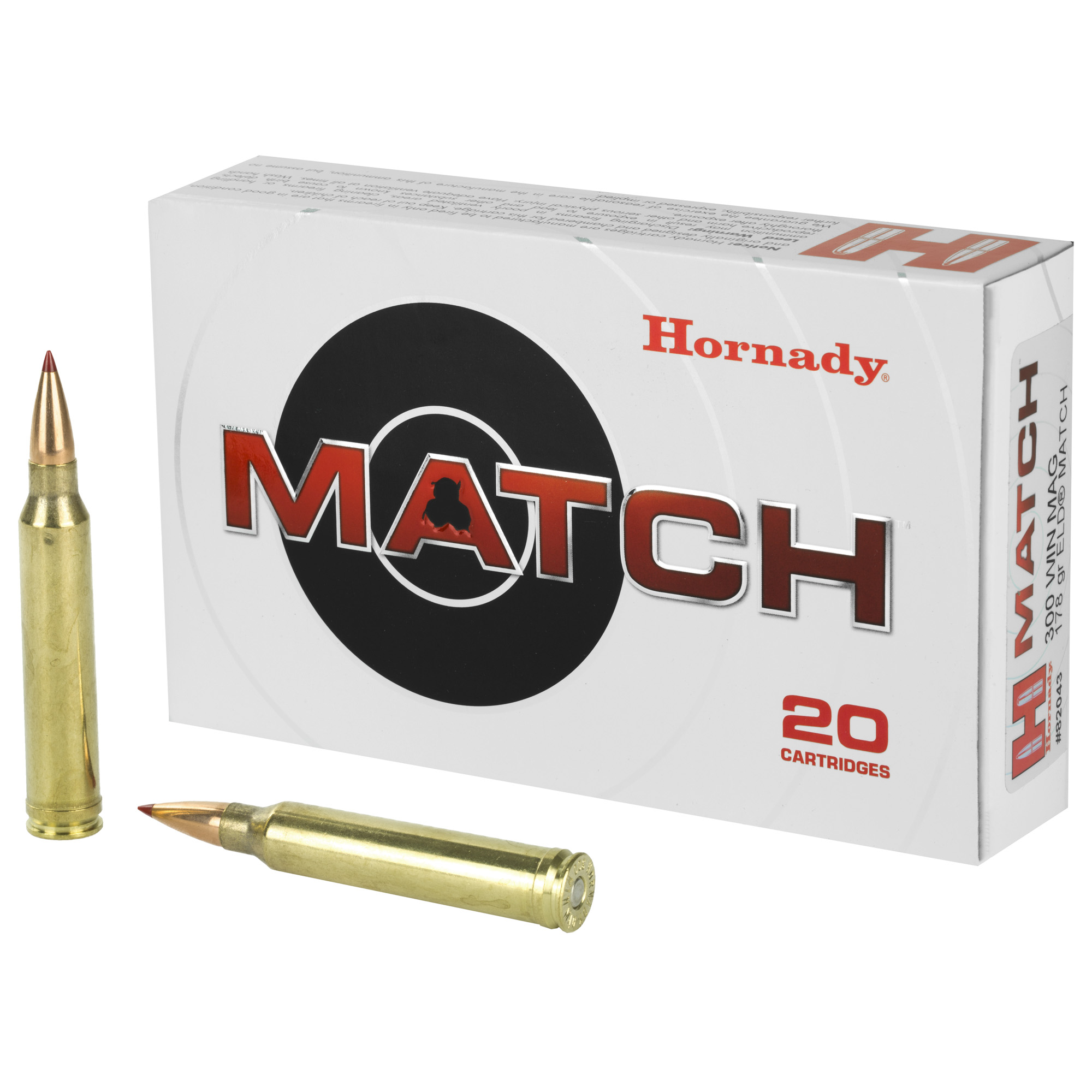 Hornady 300 Winchester 178gr Eld-m