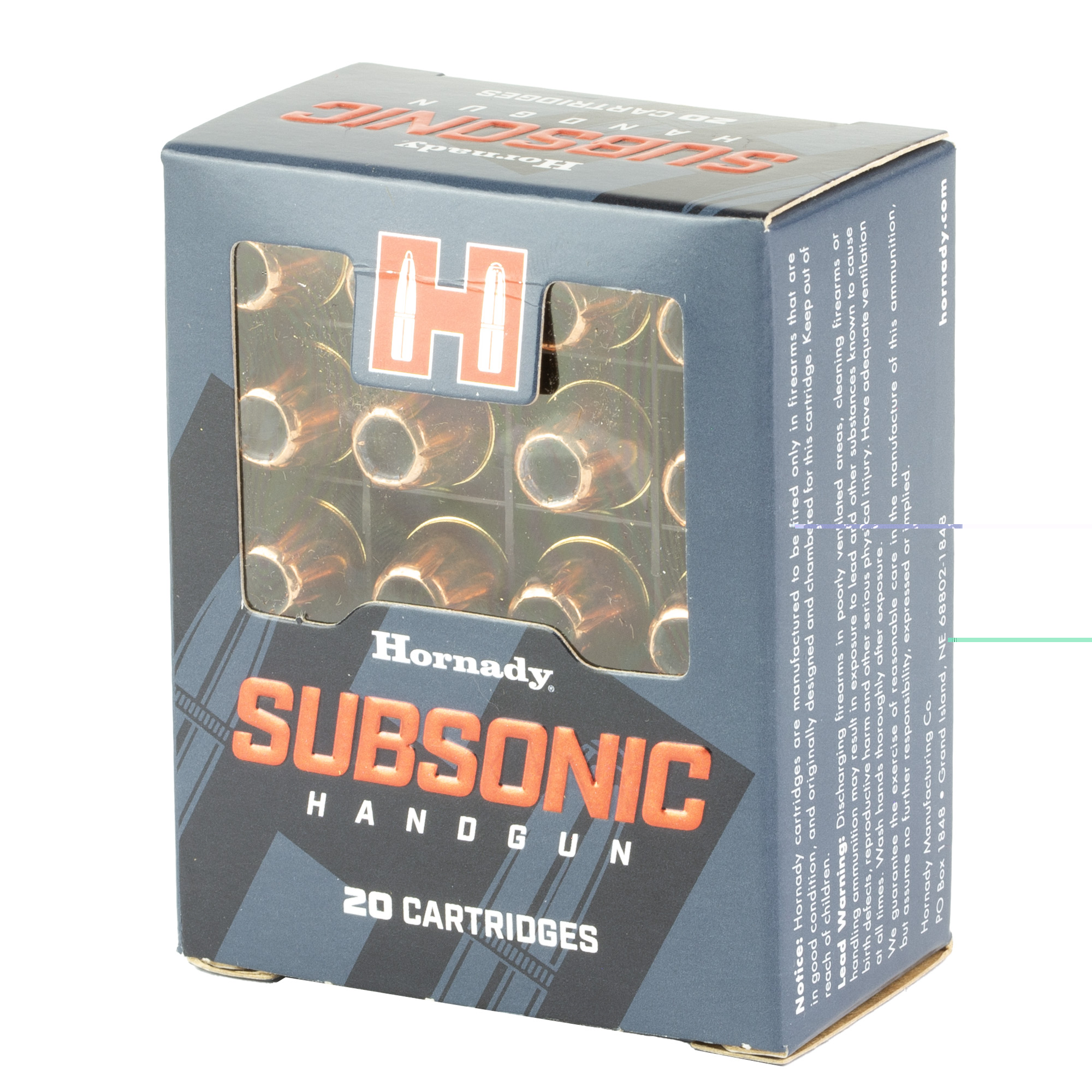 Hornady 45 ACP 230grxtp Subsonic - Image 3