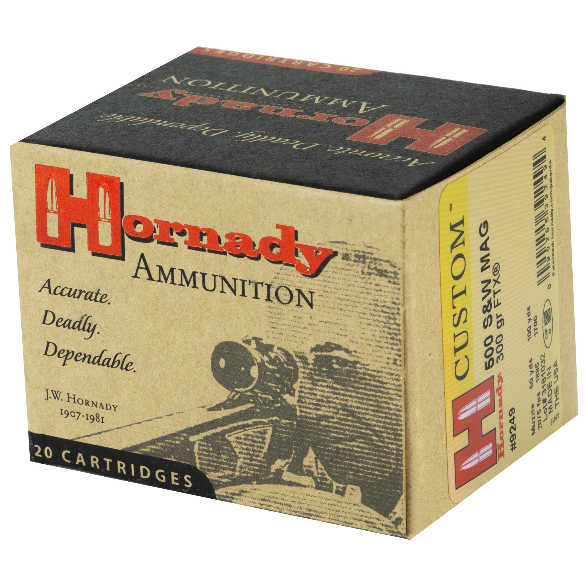 Hornady 500sw 300gr Ftx - Image 4