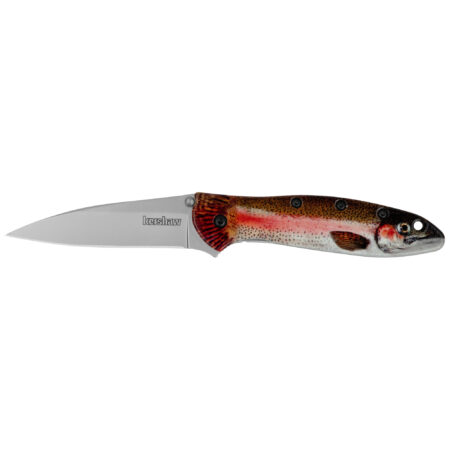 Kershaw Leek 3" Rnbw Trout-silver