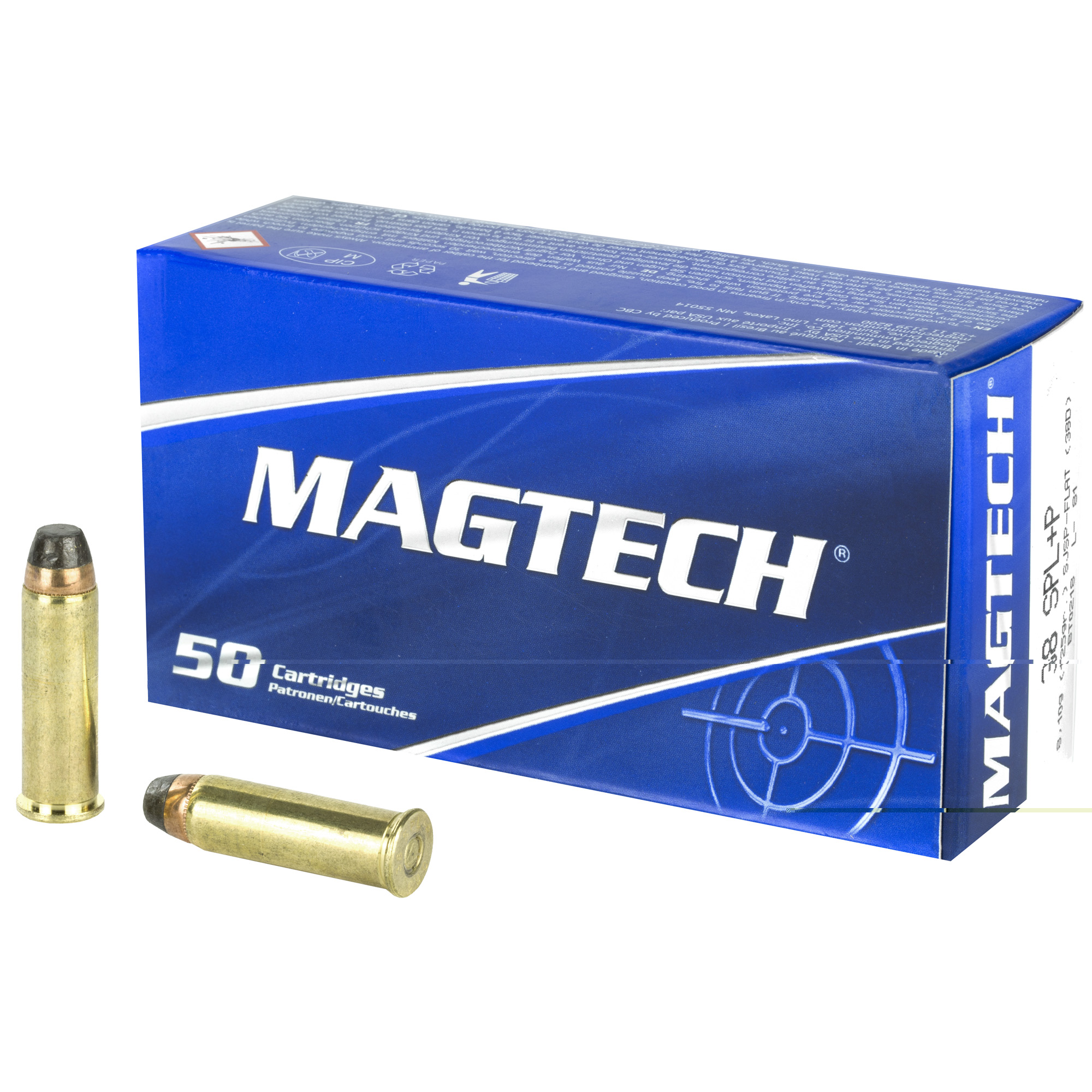 Magtech 38 Special+p 125sjsp Flat 50-