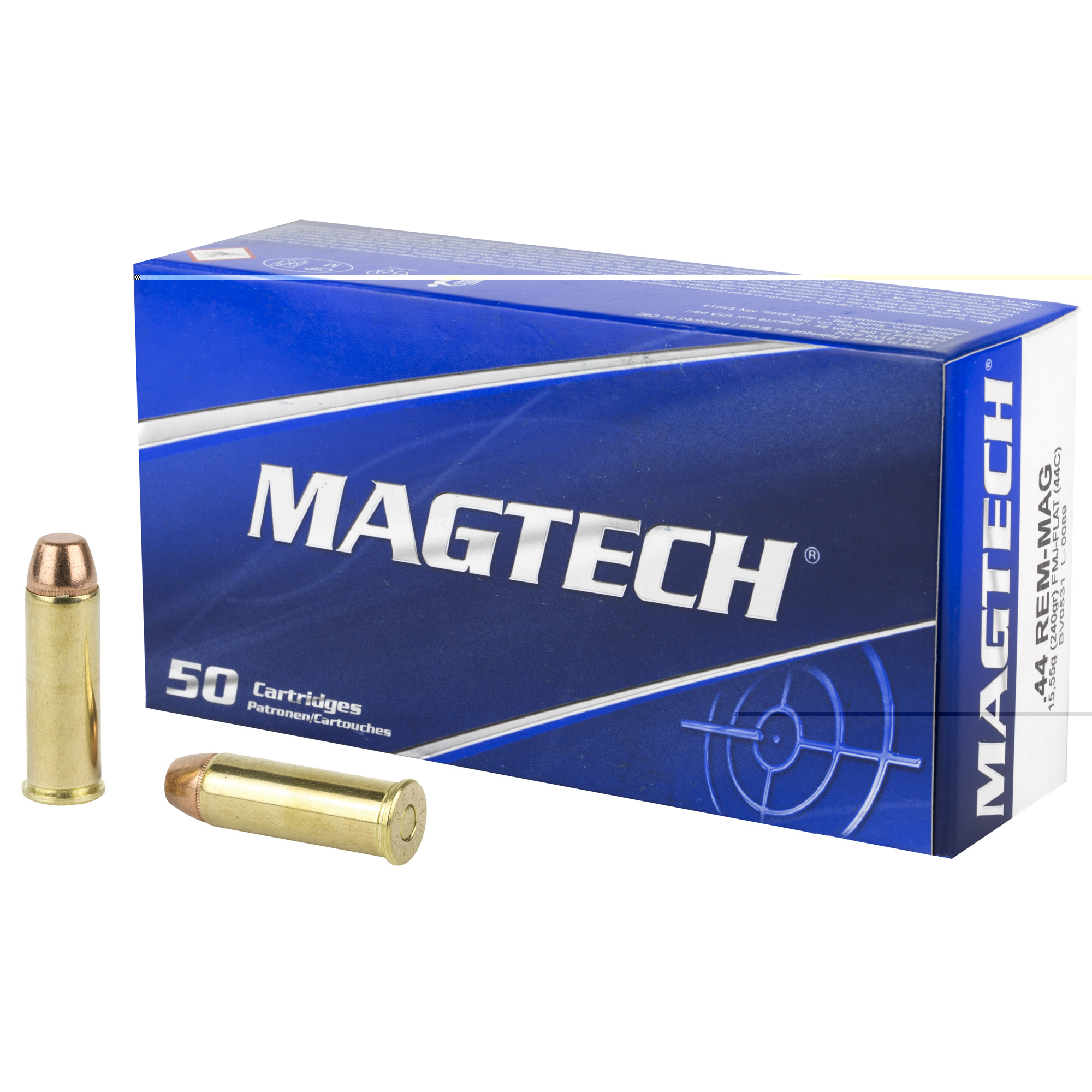 Magtech 44 MAG 240gr FMJ Flat - Image 3