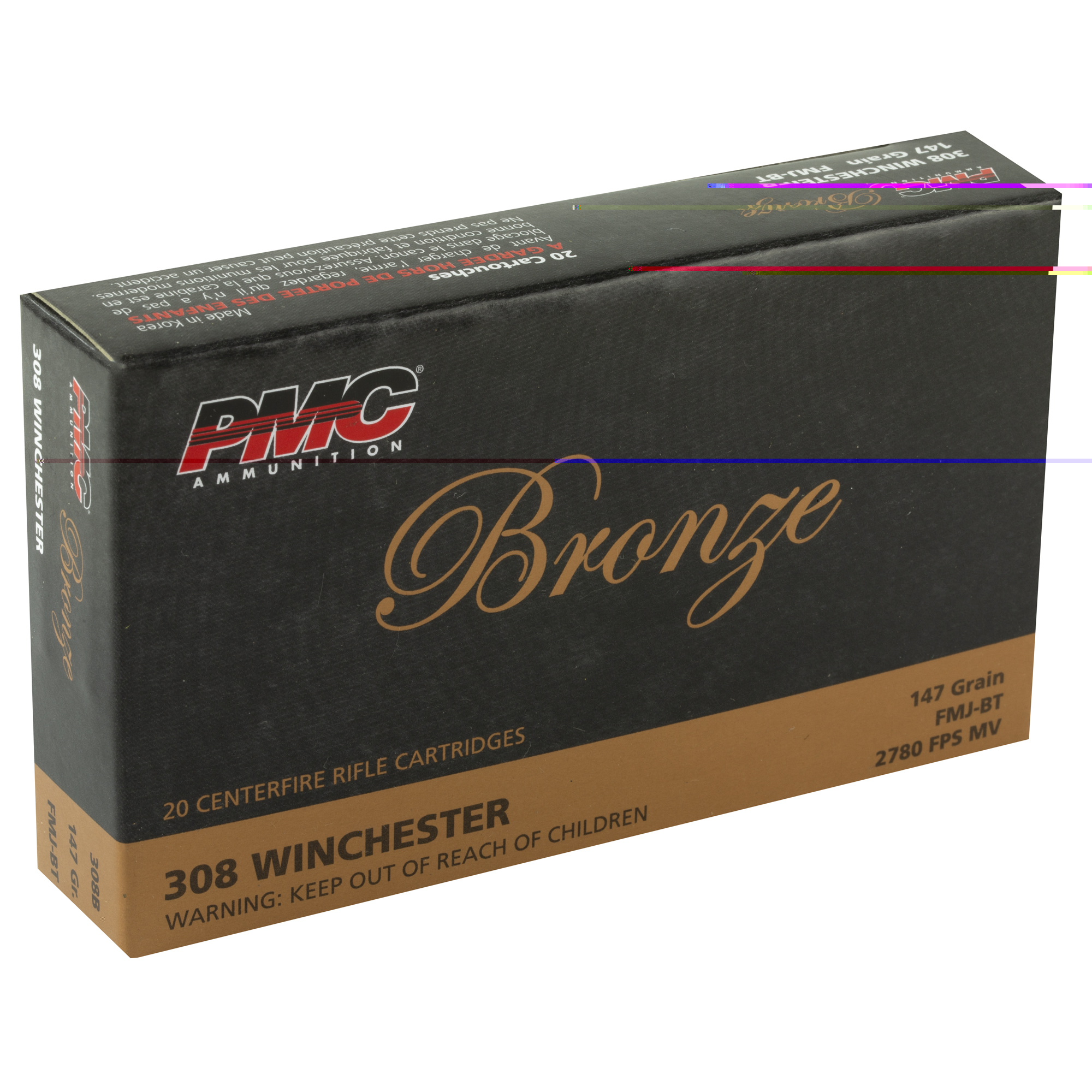 PMC Brnz 308 Winchester 147gr FMJ - Image 3