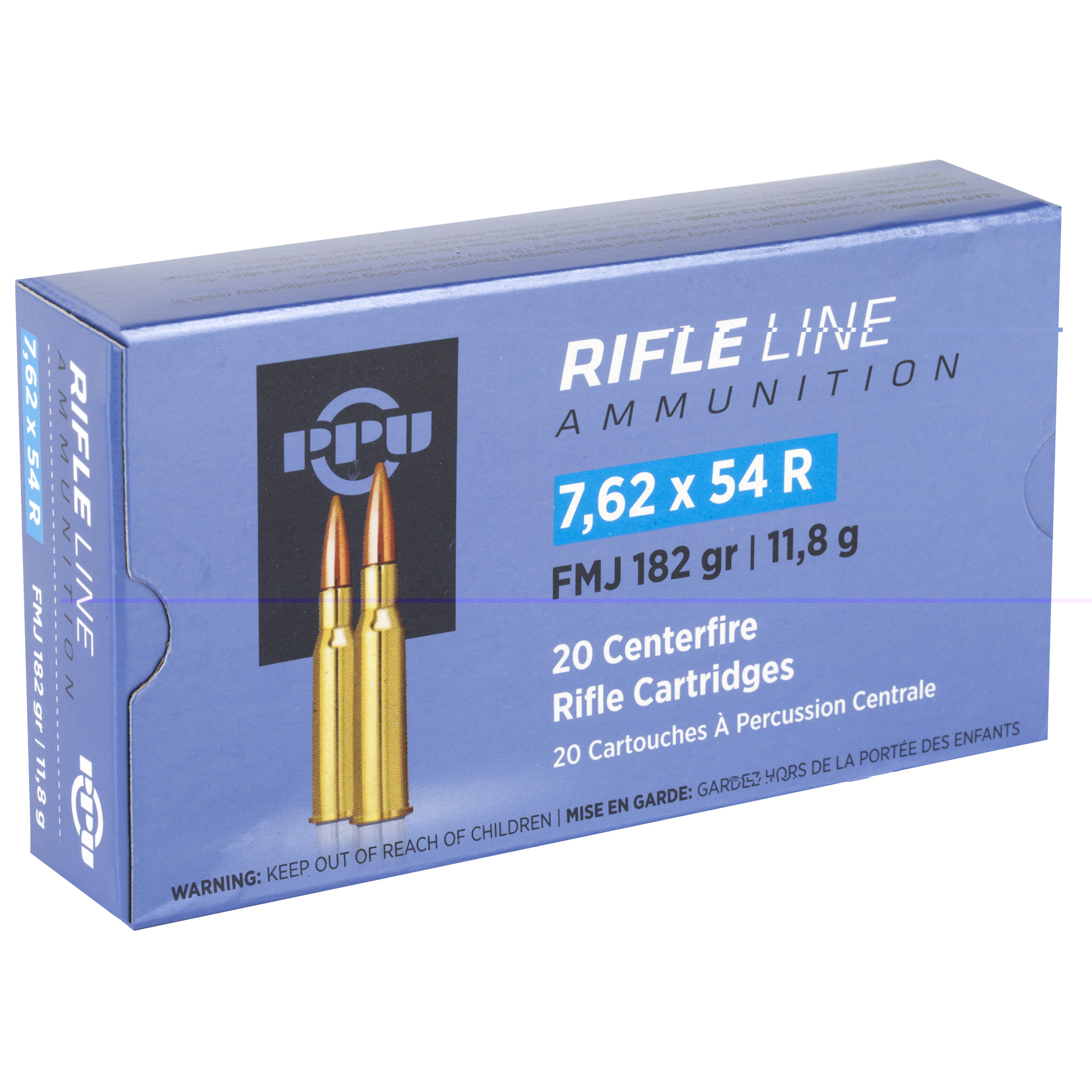 PPU 7.62x54r FMJ 182gr - Image 2